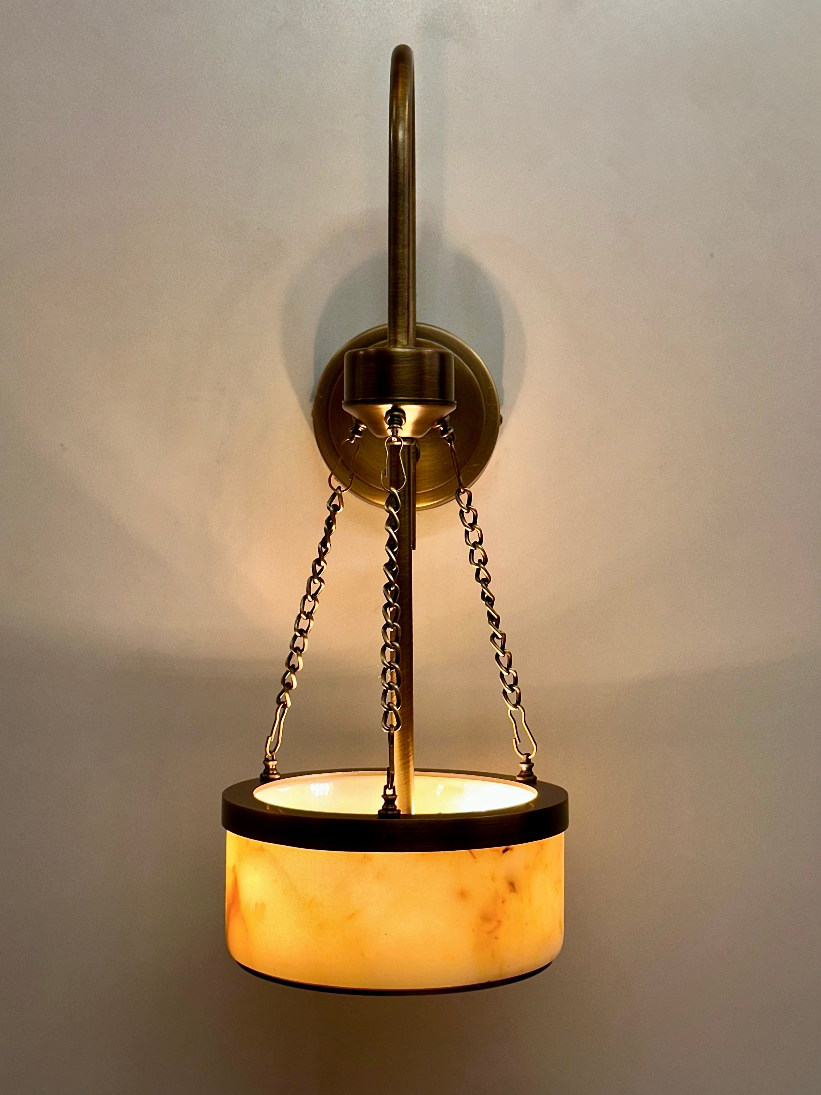 Arel Lighting AIGNAN Marble Sconce