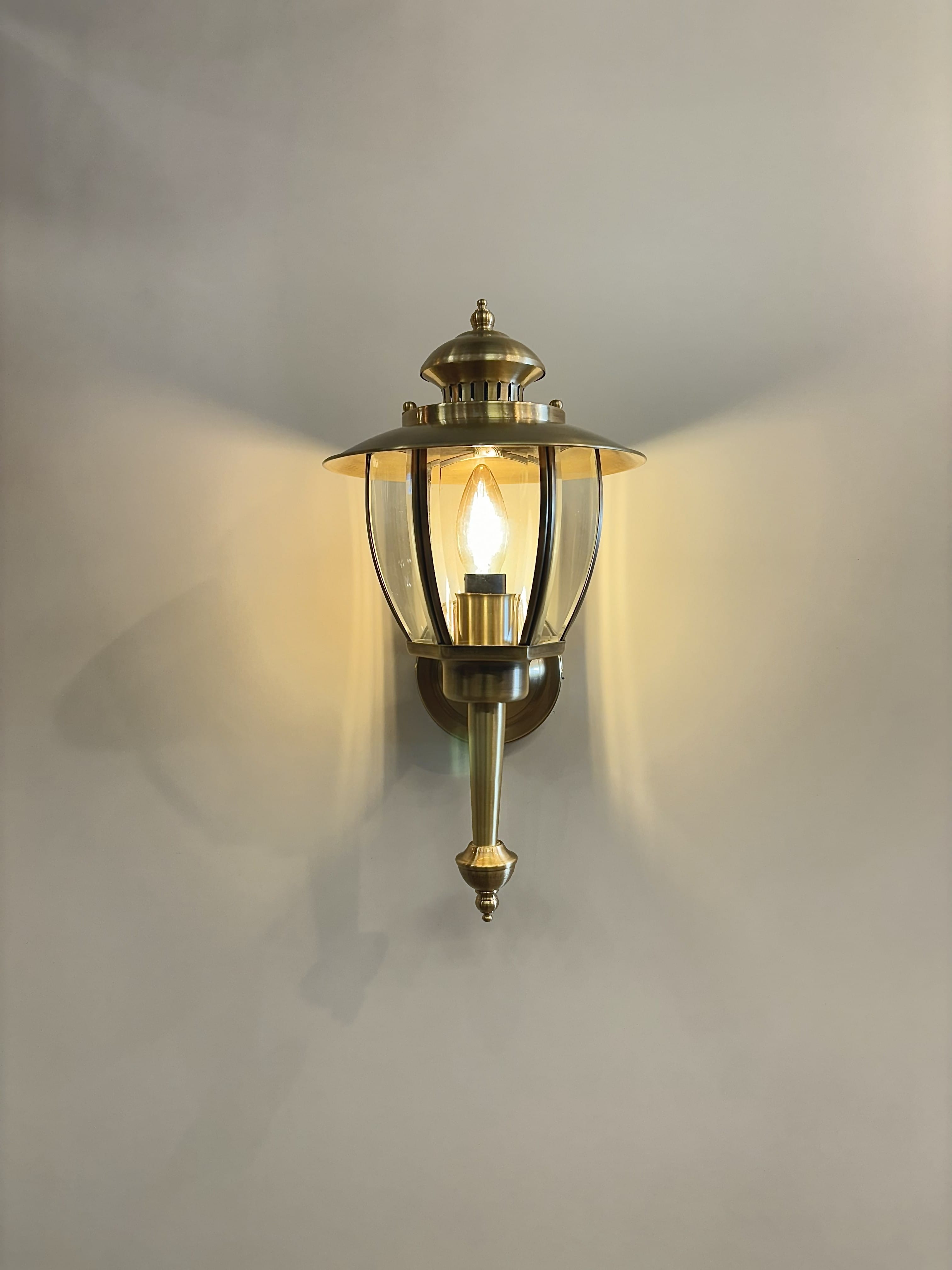 Arel Lighting ALGINET Handmade Brass Outdoor Wall Sconce