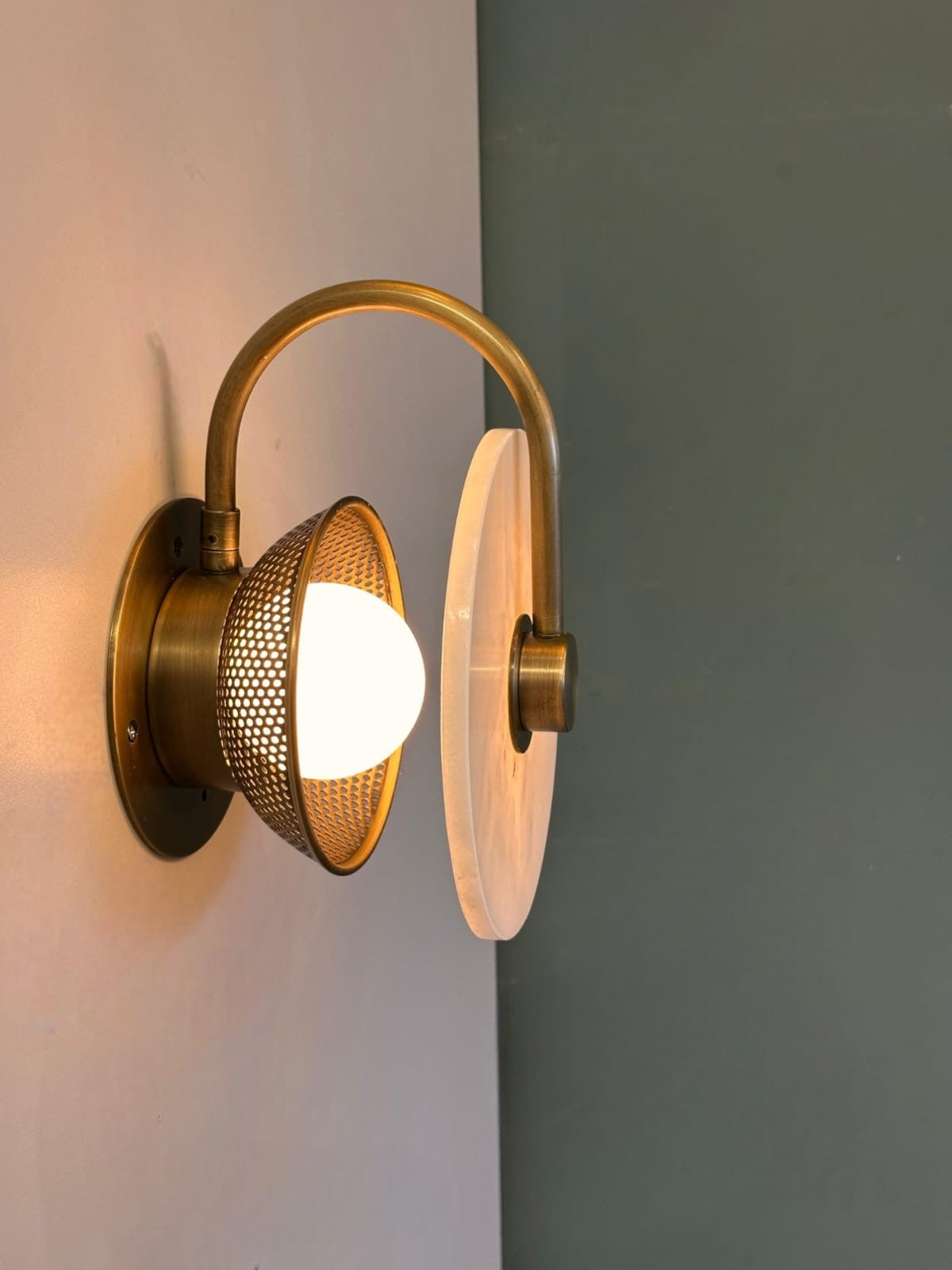 Arel Lighting ALISTER MINI Marble Sconce