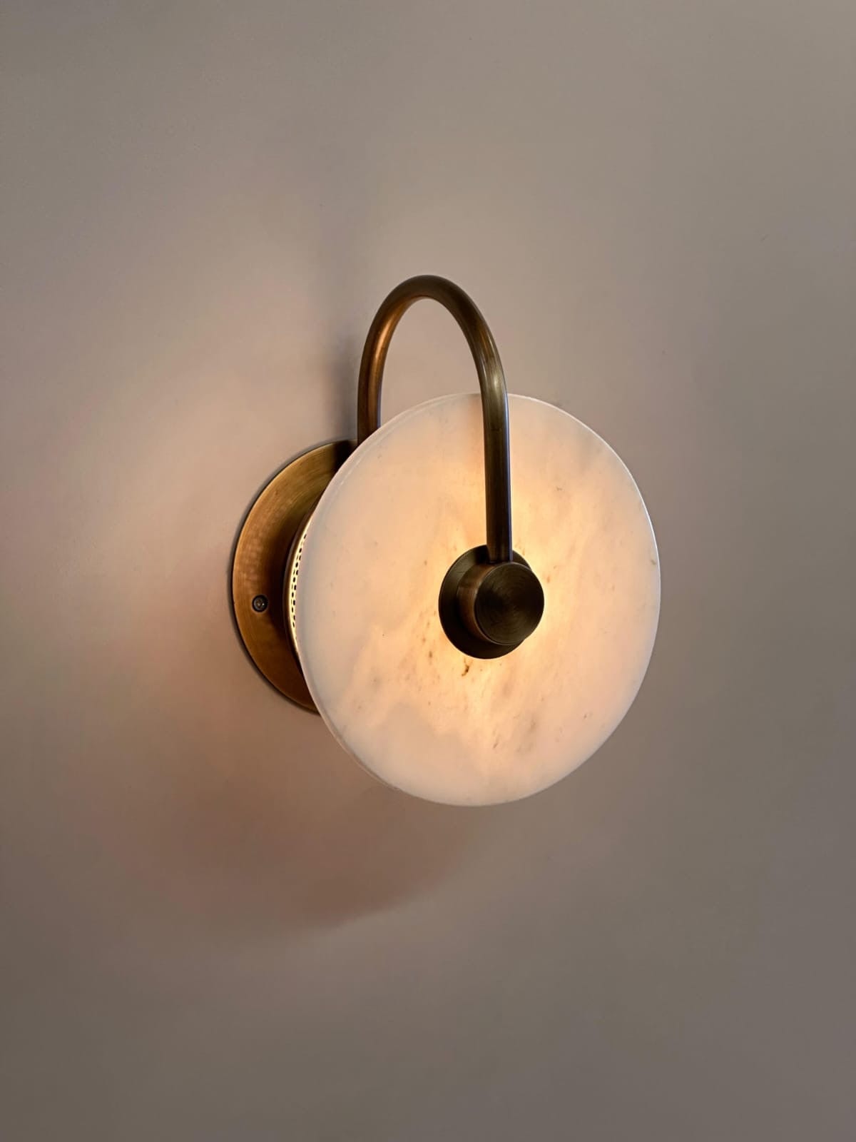 Arel Lighting ALISTER MINI Marble Sconce