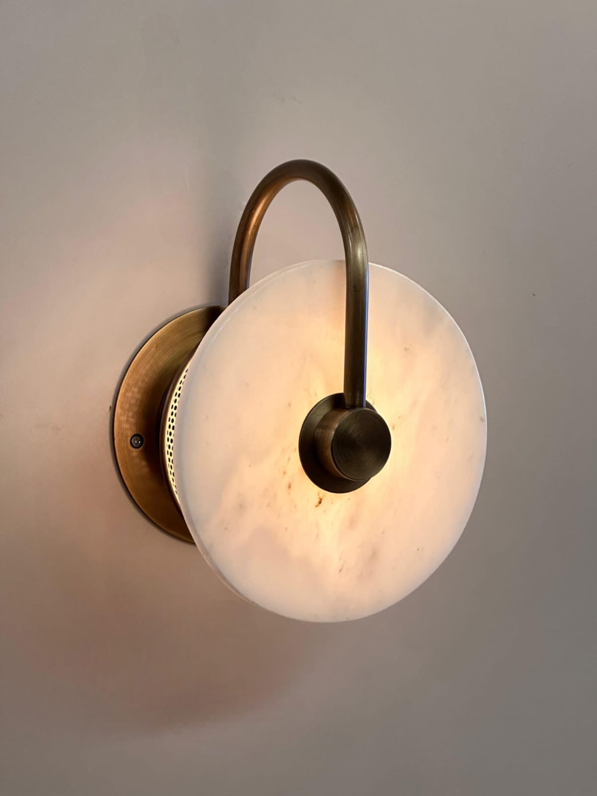 Arel Lighting ALISTER MINI Marble Sconce