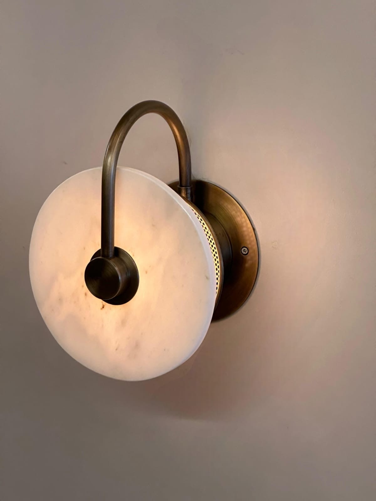 Arel Lighting ALISTER MINI Marble Sconce