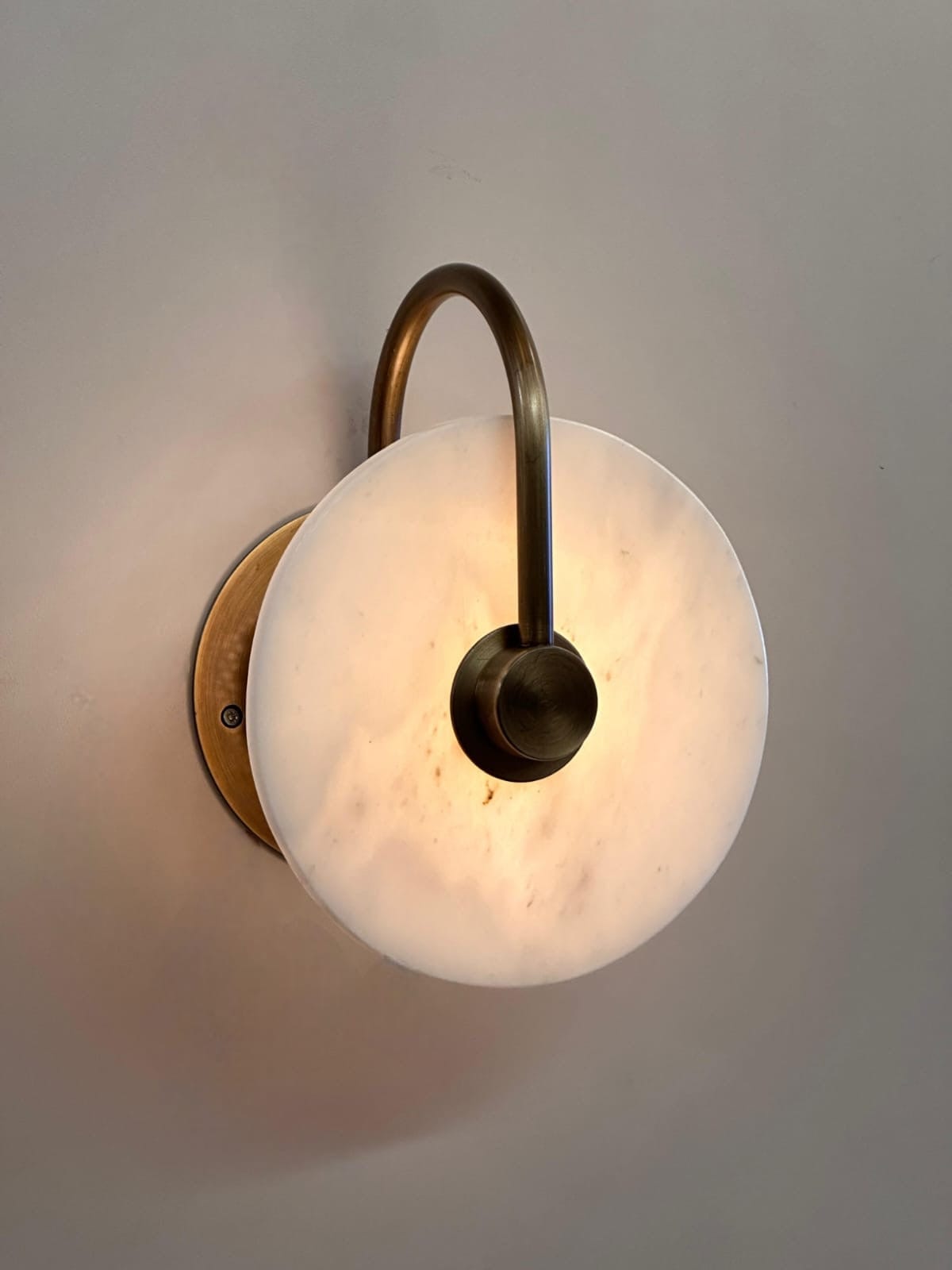 Arel Lighting ALISTER MINI Marble Sconce