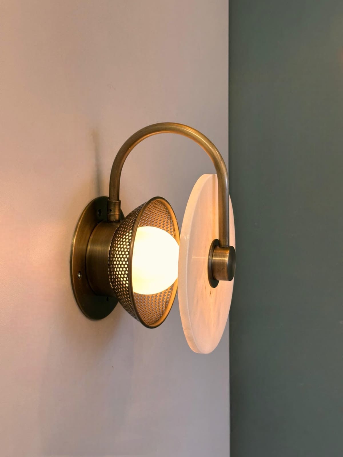 Arel Lighting ALISTER MINI Marble Sconce