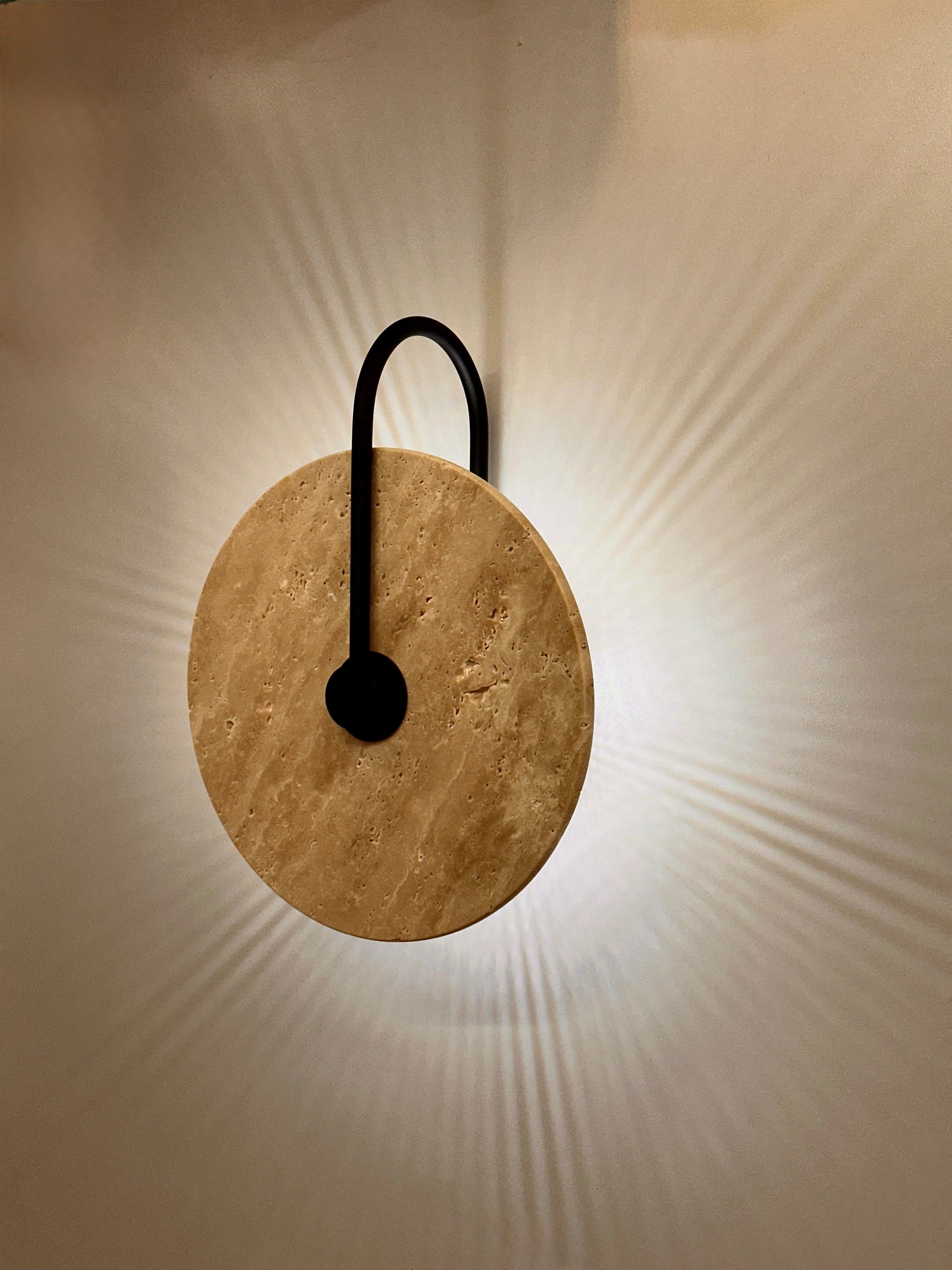 Arel Lighting ALISTER TRAVERTINE Sconce