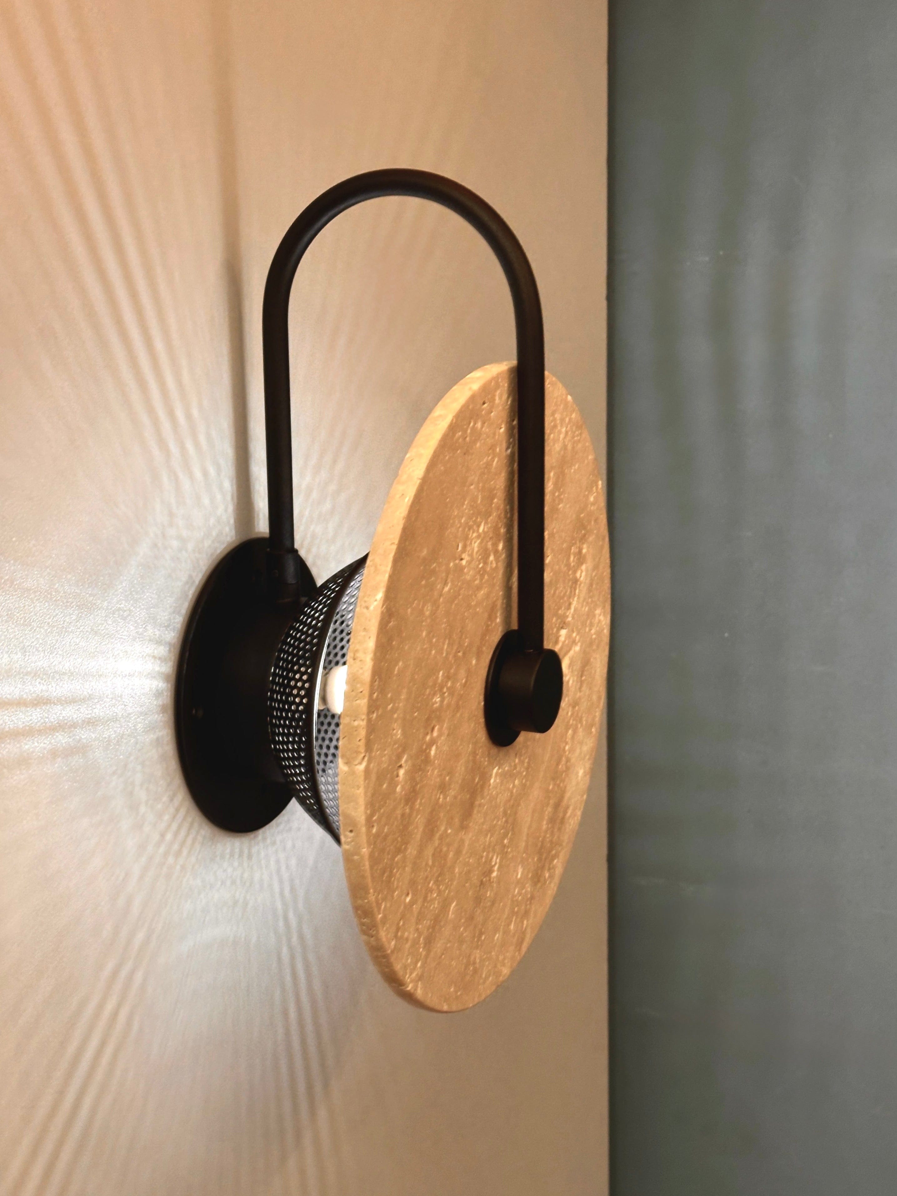 Arel Lighting ALISTER TRAVERTINE Sconce