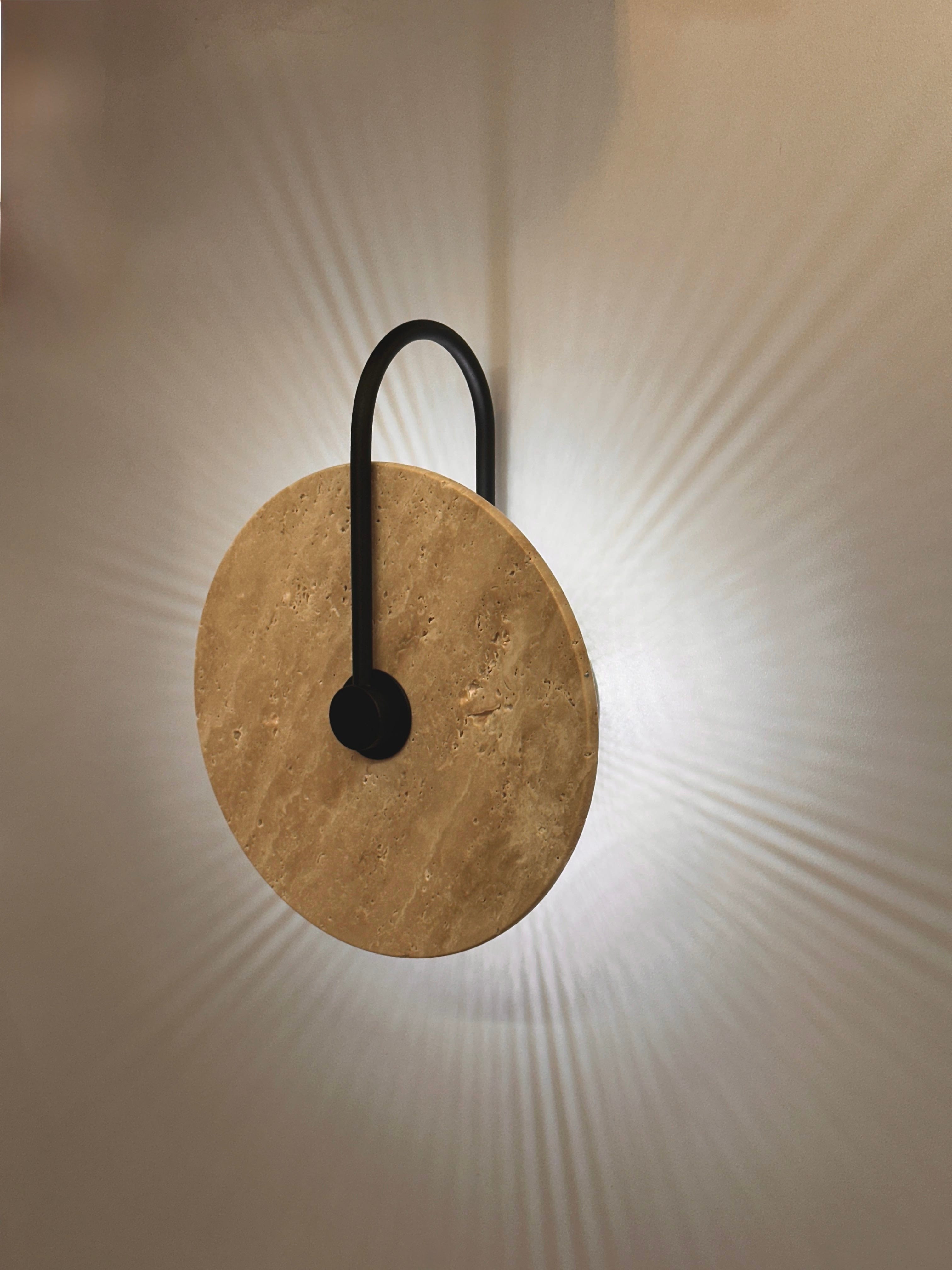 Arel Lighting ALISTER TRAVERTINE Sconce
