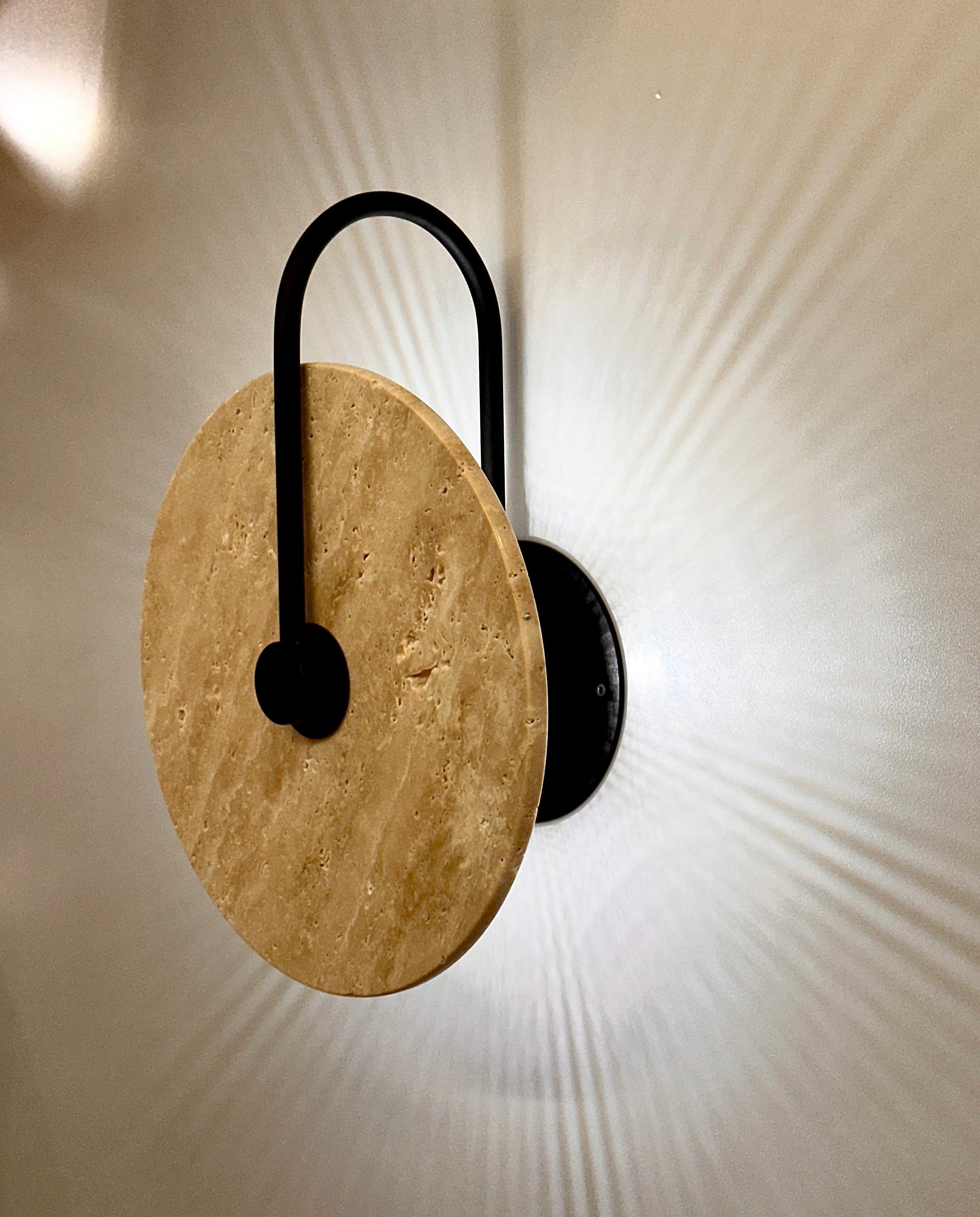 Arel Lighting ALISTER TRAVERTINE Sconce