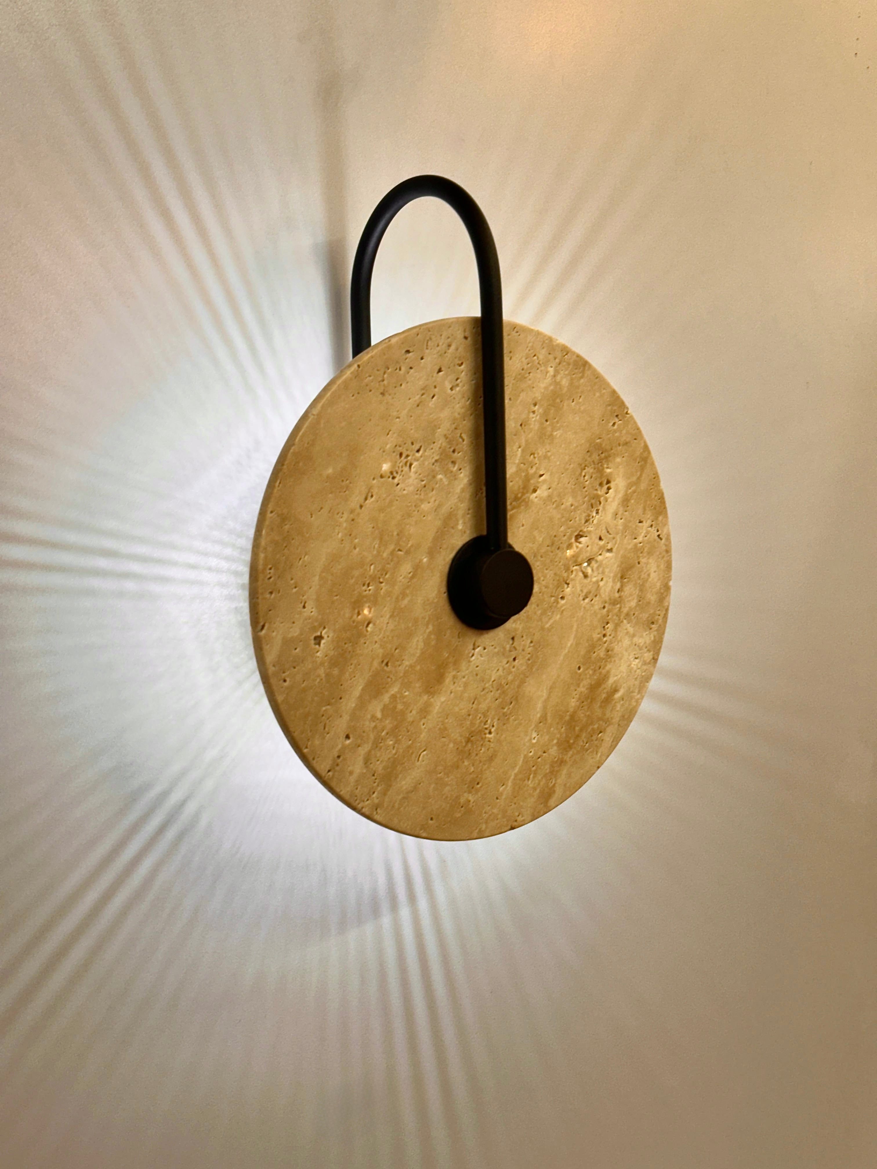 Arel Lighting ALISTER TRAVERTINE Sconce