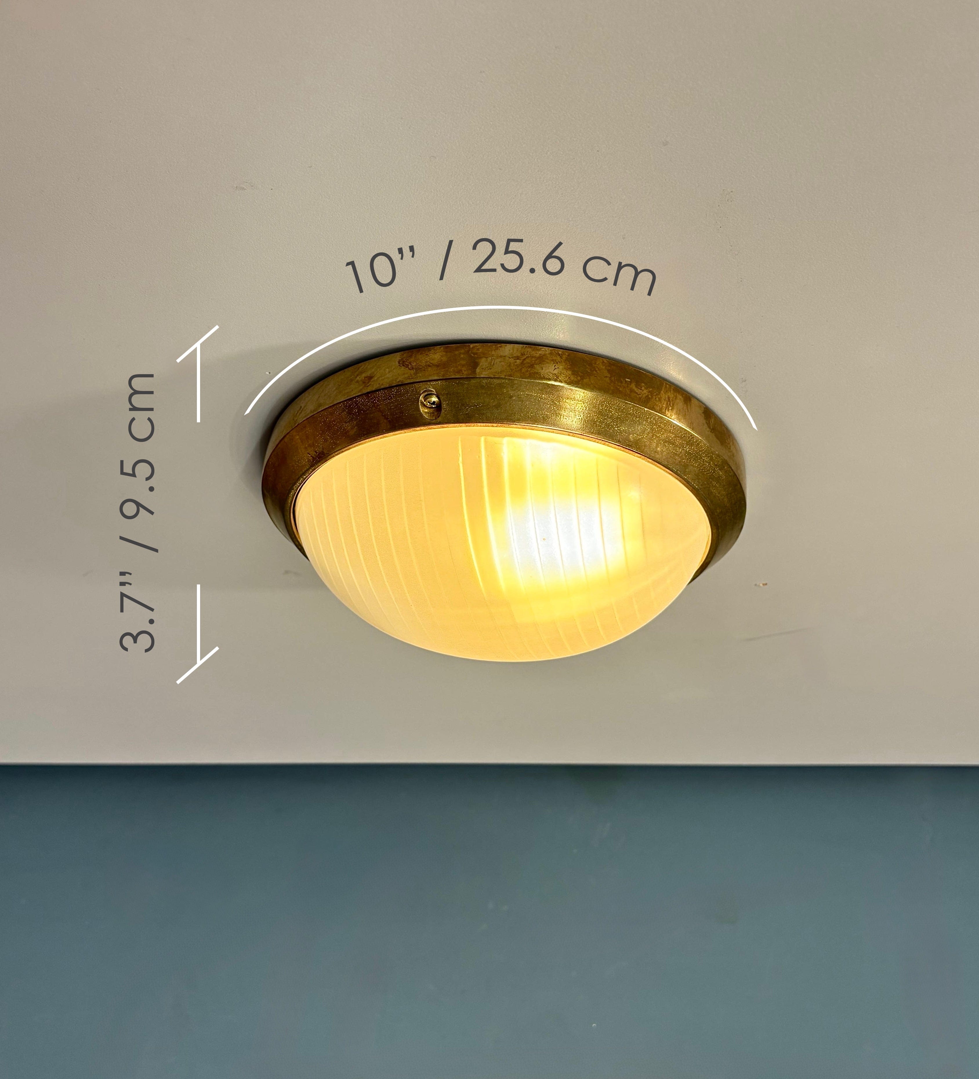 Arel Lighting ANNABA Nautical Brass Casting Ceiling Fixture