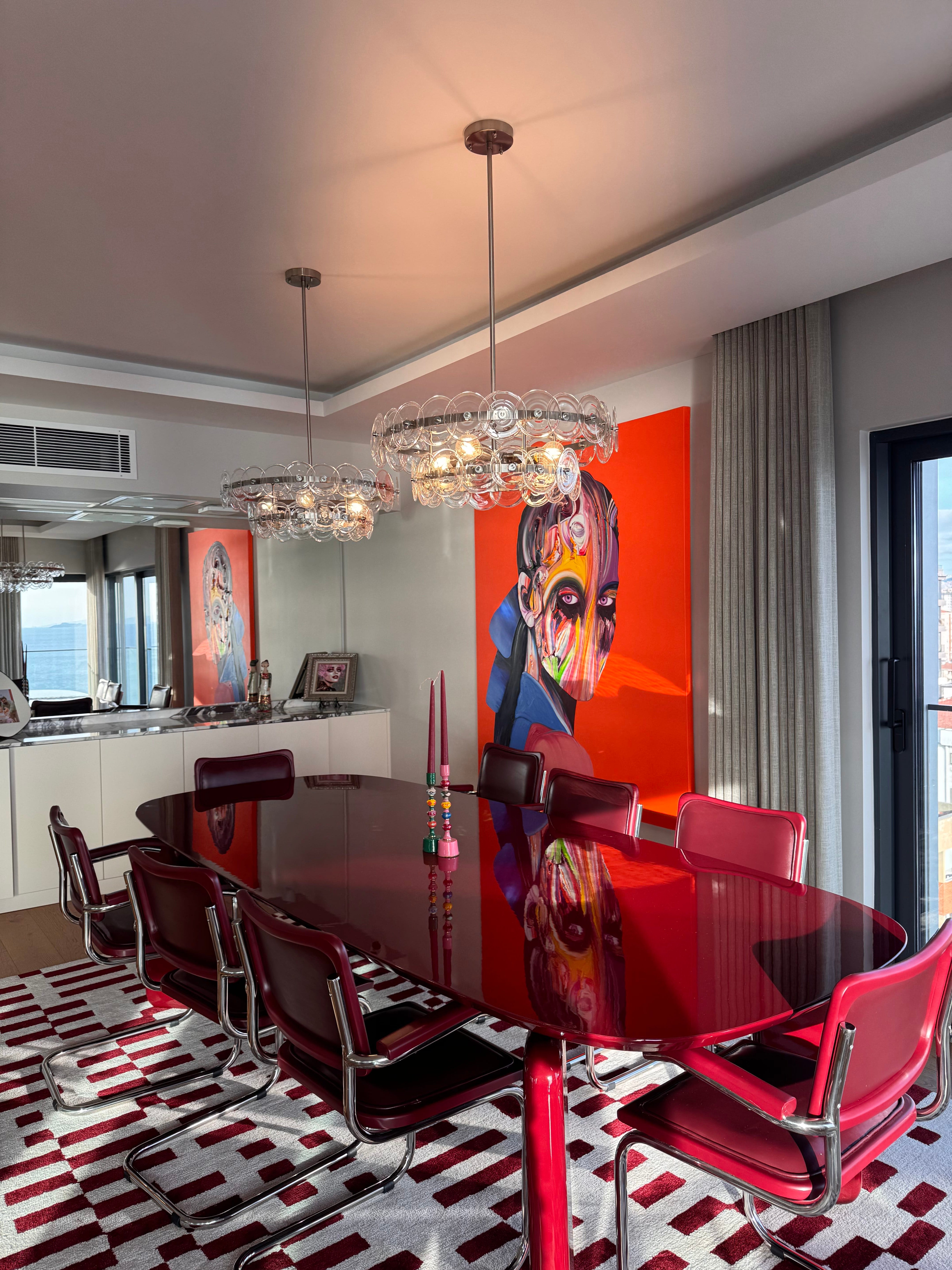 Arel Lighting ANNOT Fusion Glass Chandelier