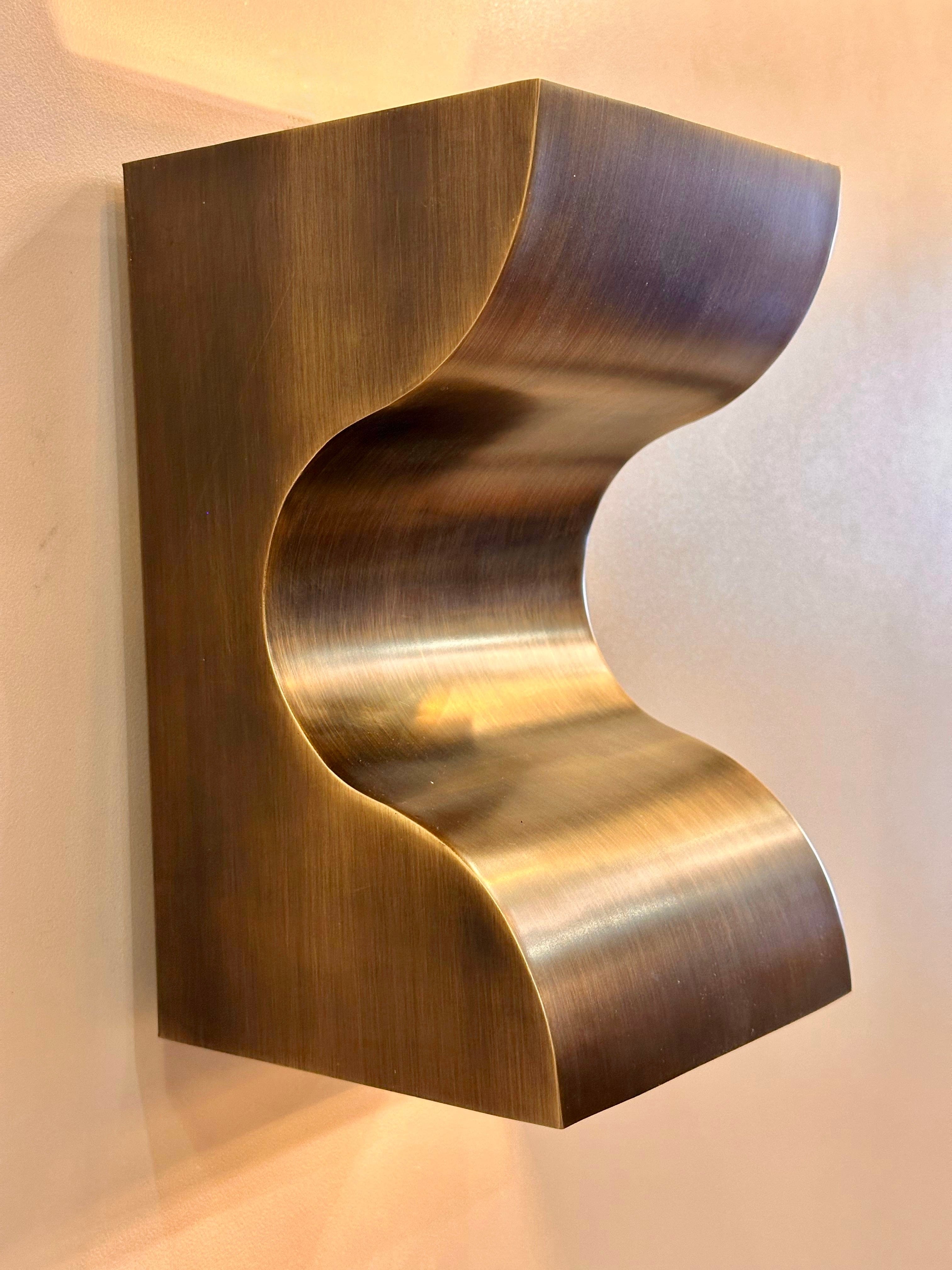 Arel Lighting Antique Brass MIRANDE Wall Sconce