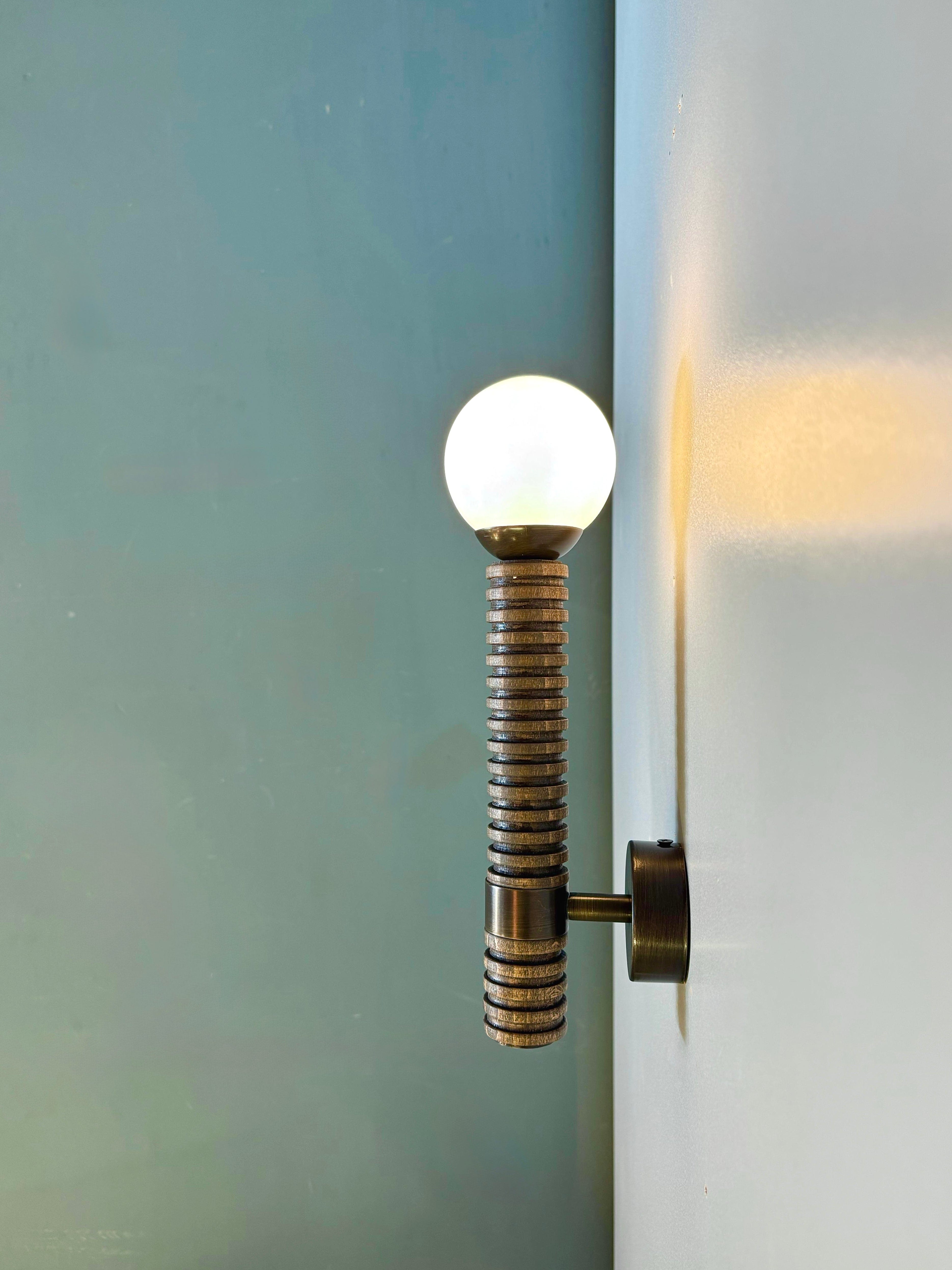 Arel Lighting Antique Brass TROPEA Wall Sconce Lighting