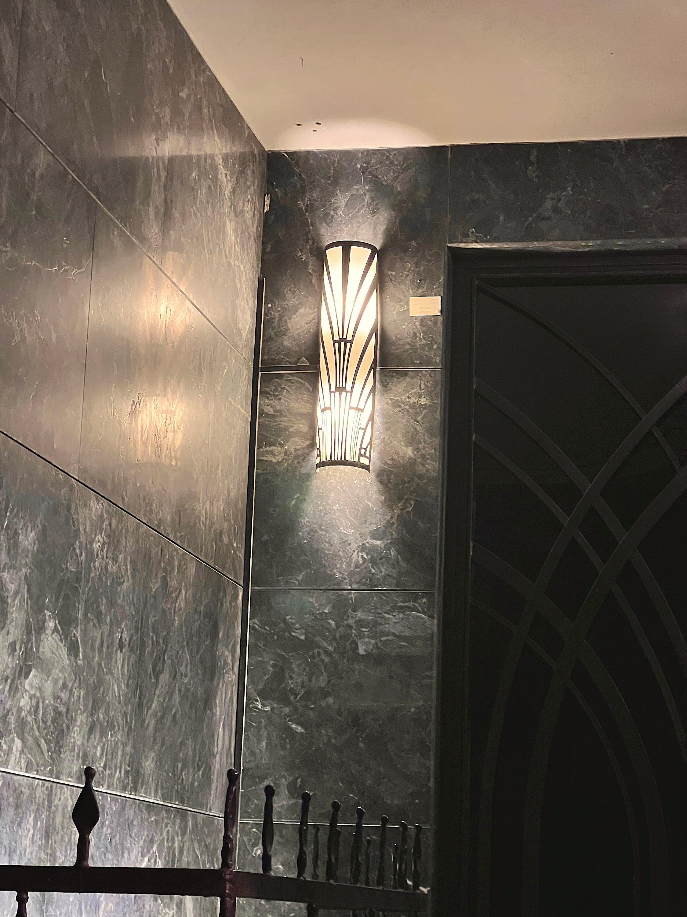 Arel Lighting ARAGON GRANDE Art Deco Sconce