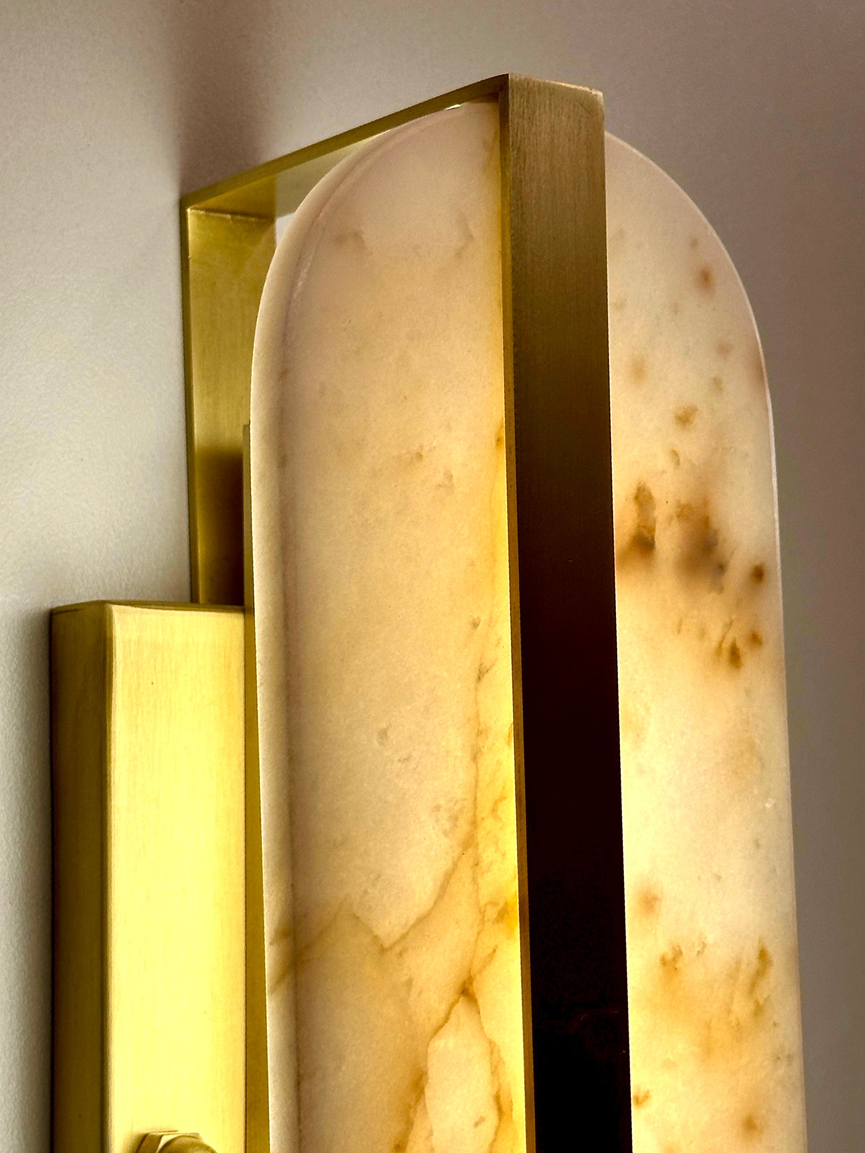 Arel Lighting ASENOV Marble Sconce
