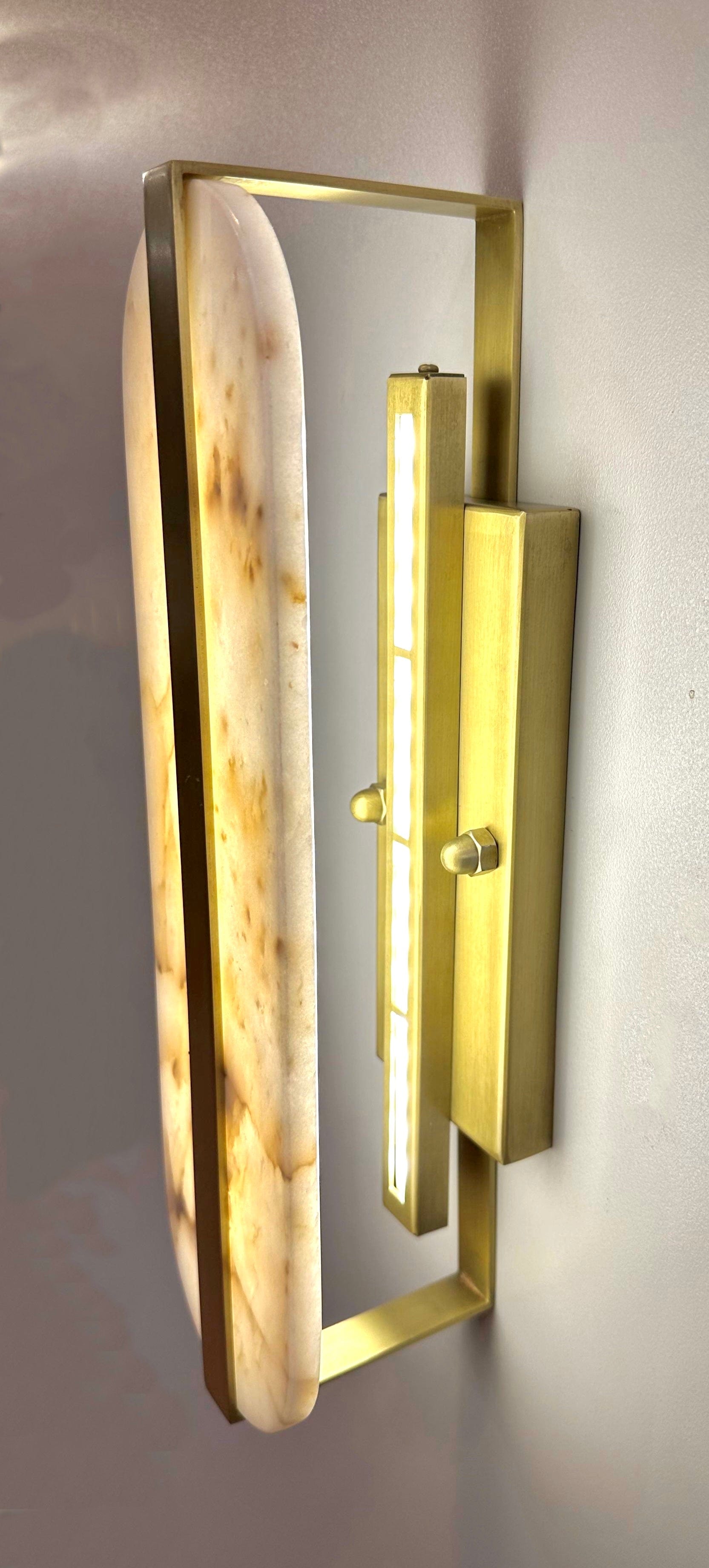 Arel Lighting ASENOV Marble Sconce