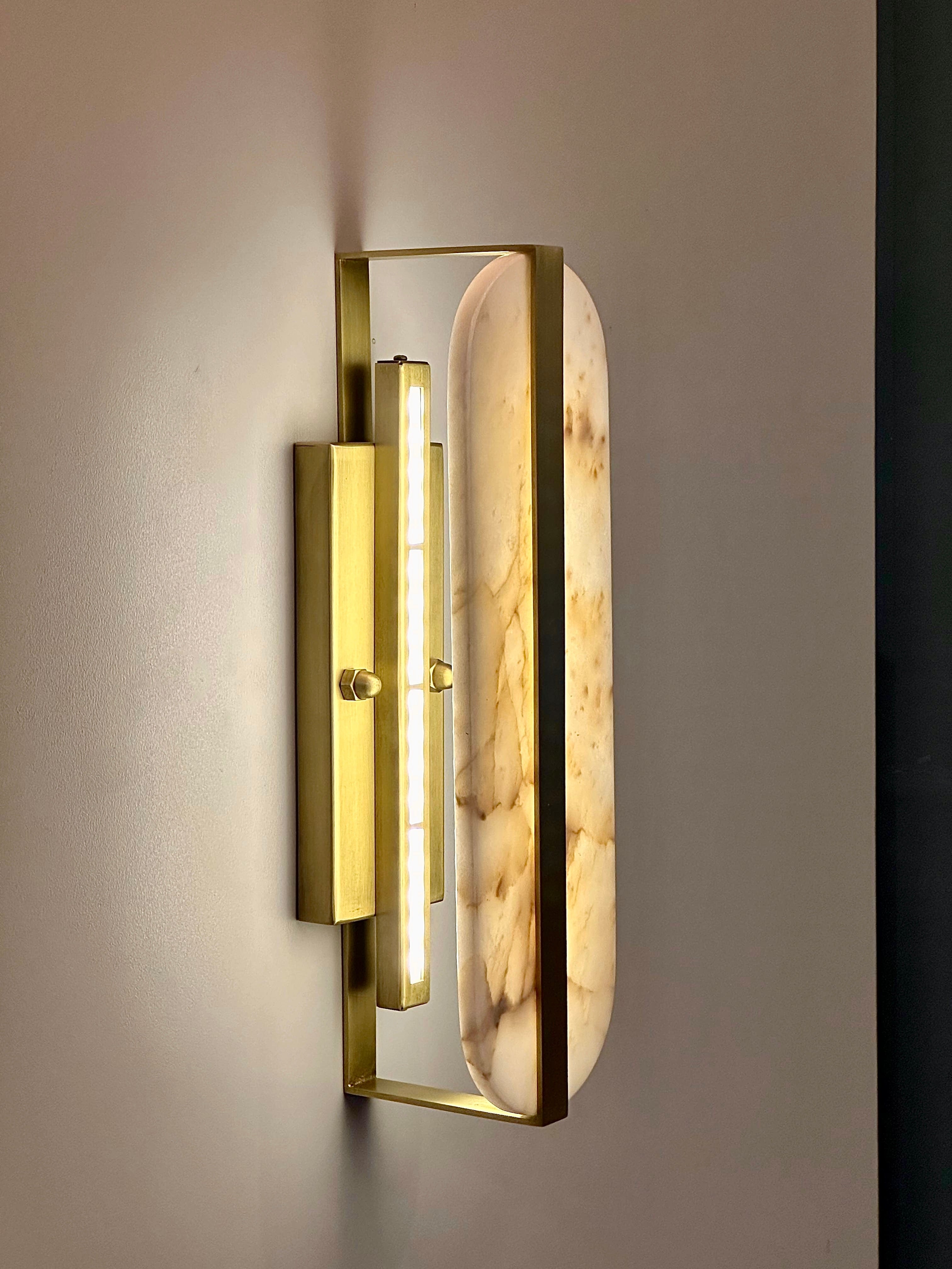 Arel Lighting ASENOV Marble Sconce