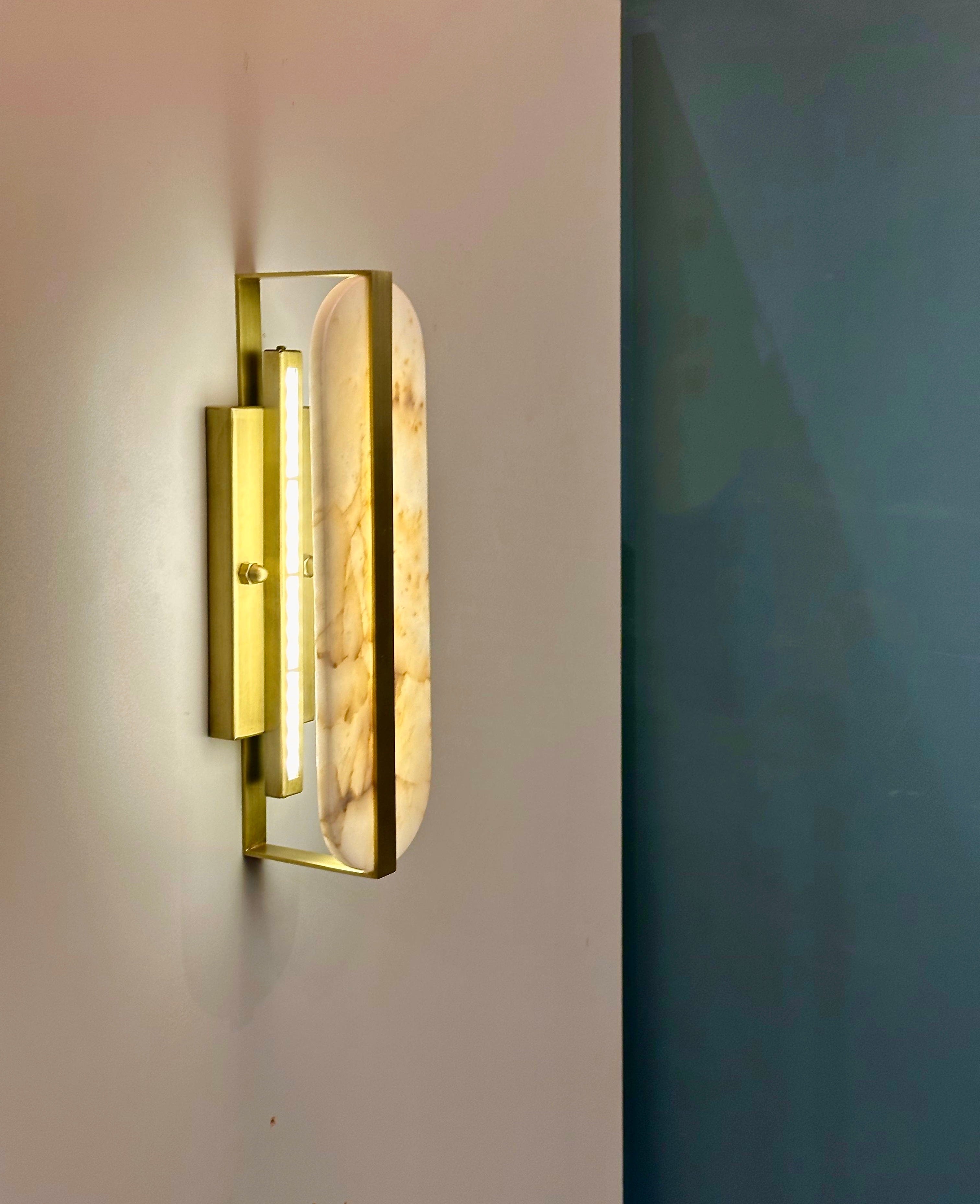 Arel Lighting ASENOV Marble Sconce