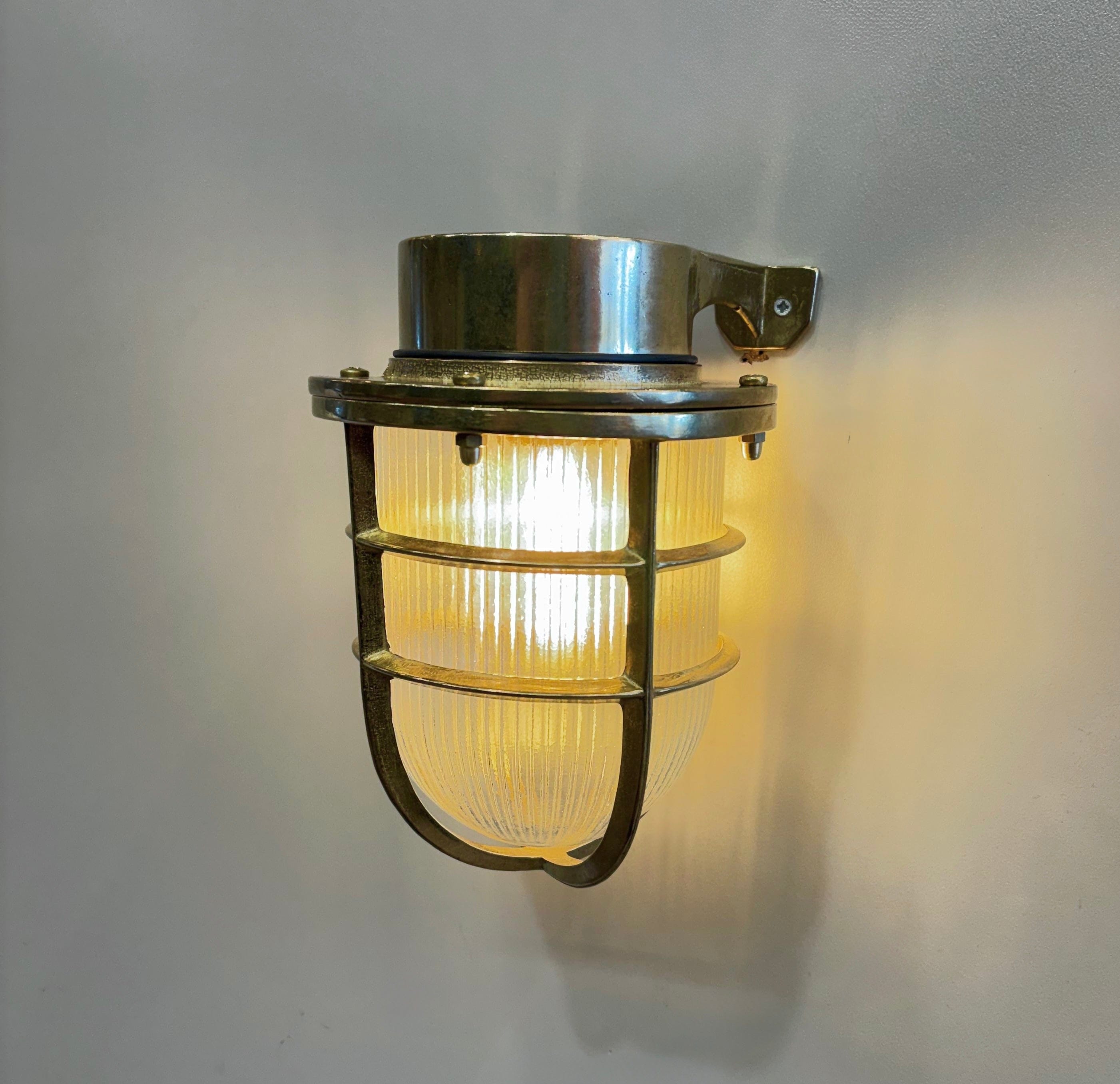 Arel Lighting BACENO GRANDE Brass Nautical Wall Sconce