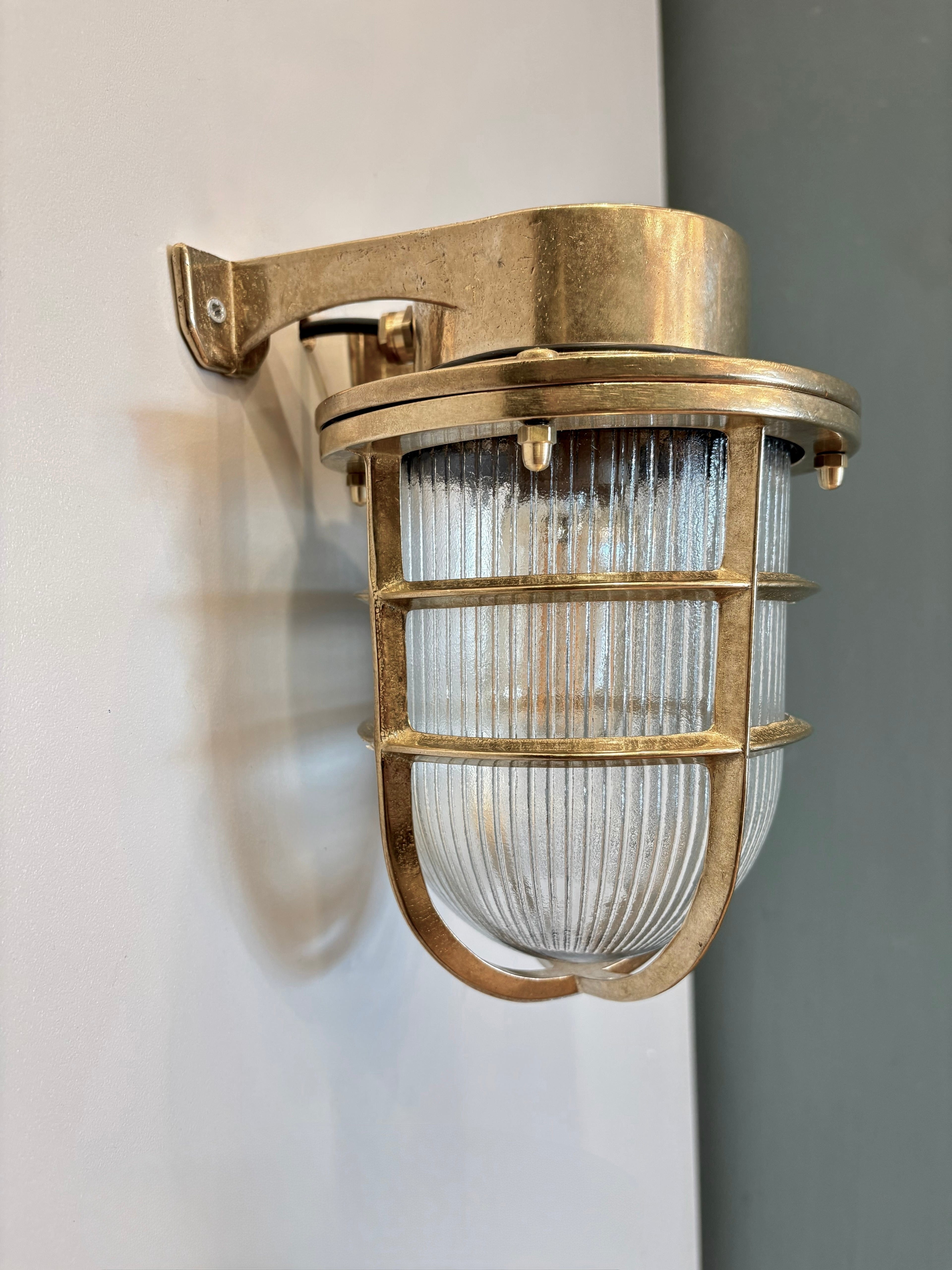 Arel Lighting BACENO GRANDE Brass Nautical Wall Sconce