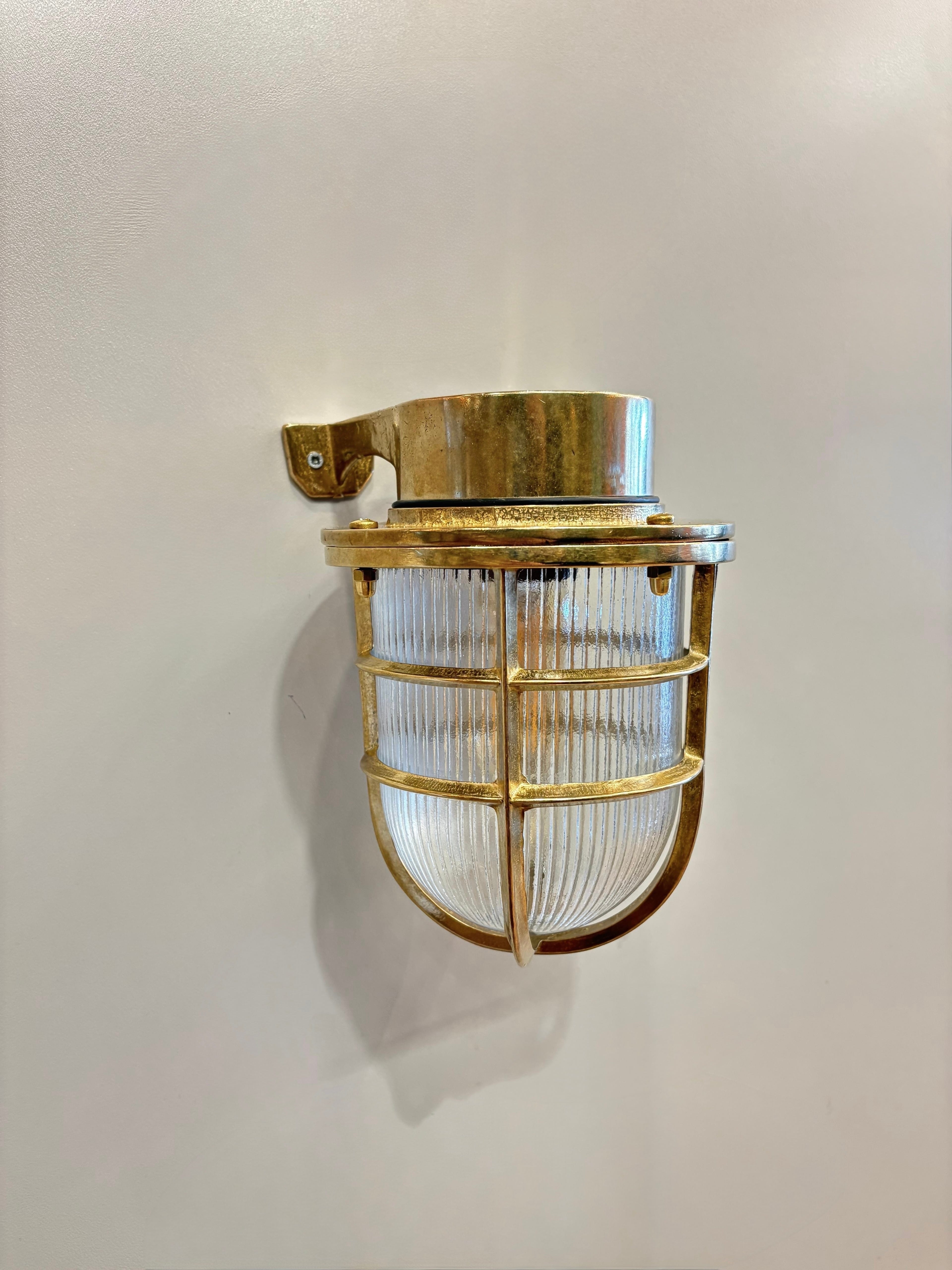 Arel Lighting BACENO GRANDE Brass Nautical Wall Sconce
