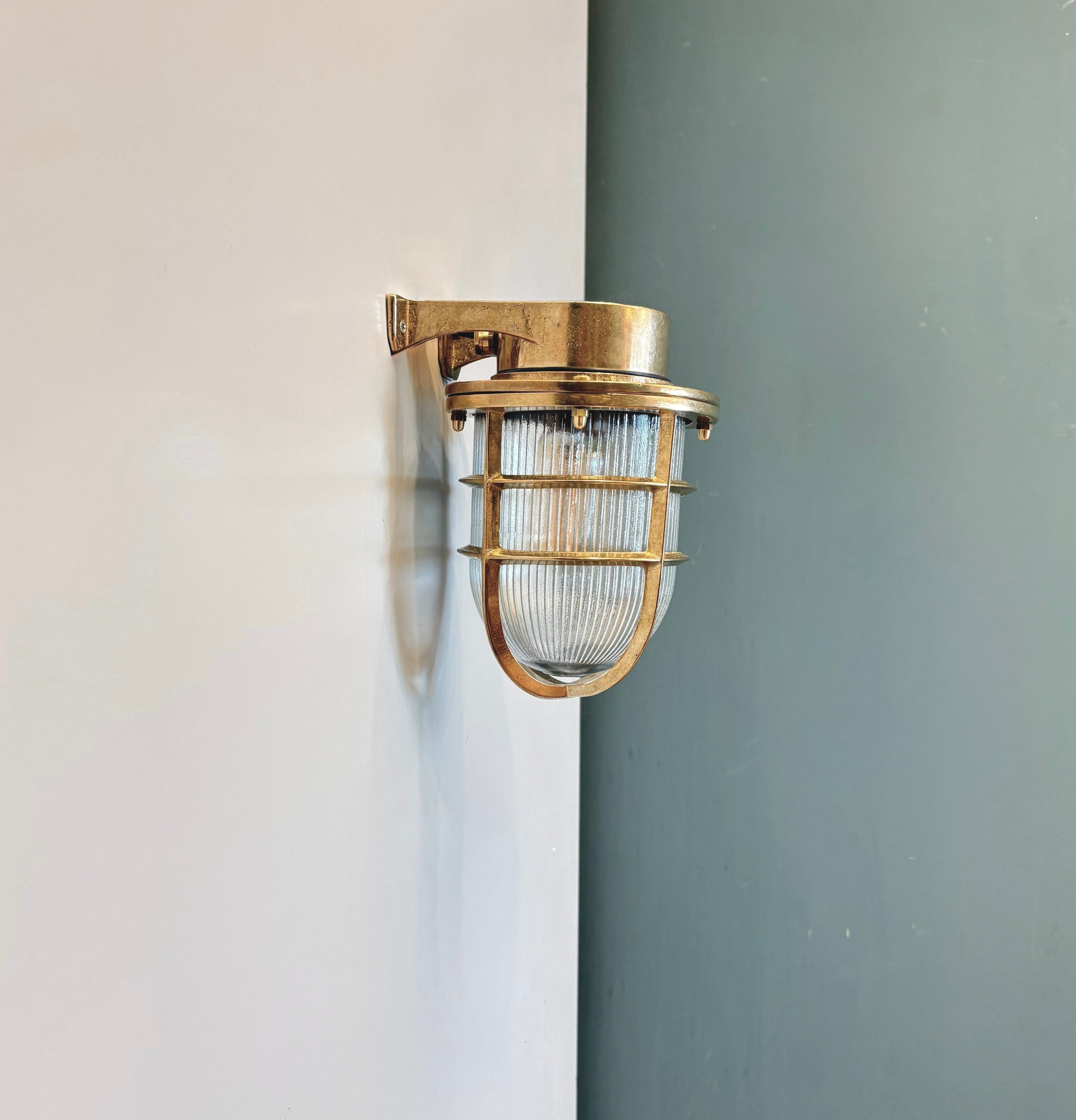 Arel Lighting BACENO GRANDE Brass Nautical Wall Sconce