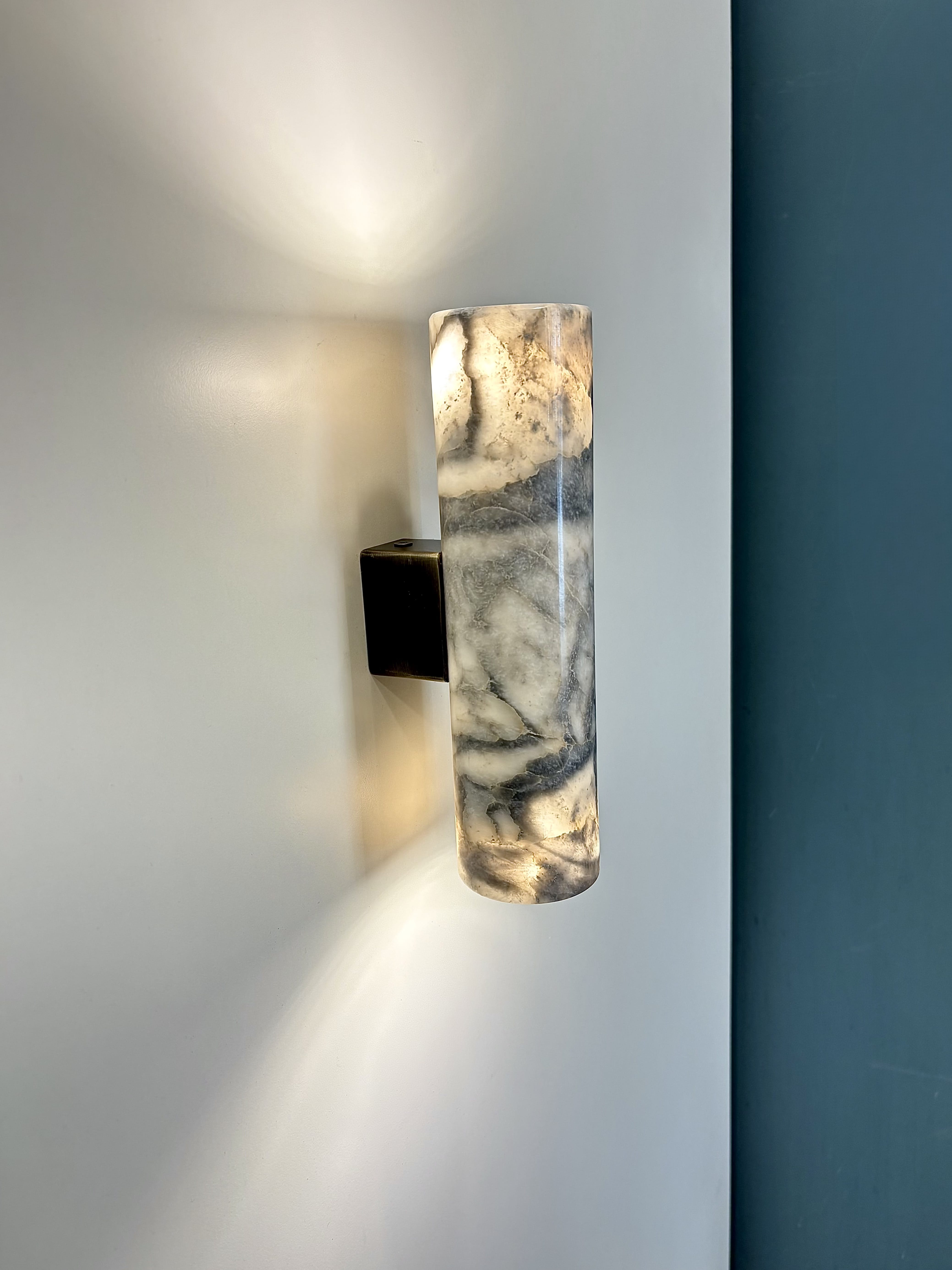 Arel Lighting BIED Marble Two Way Wall Sconce