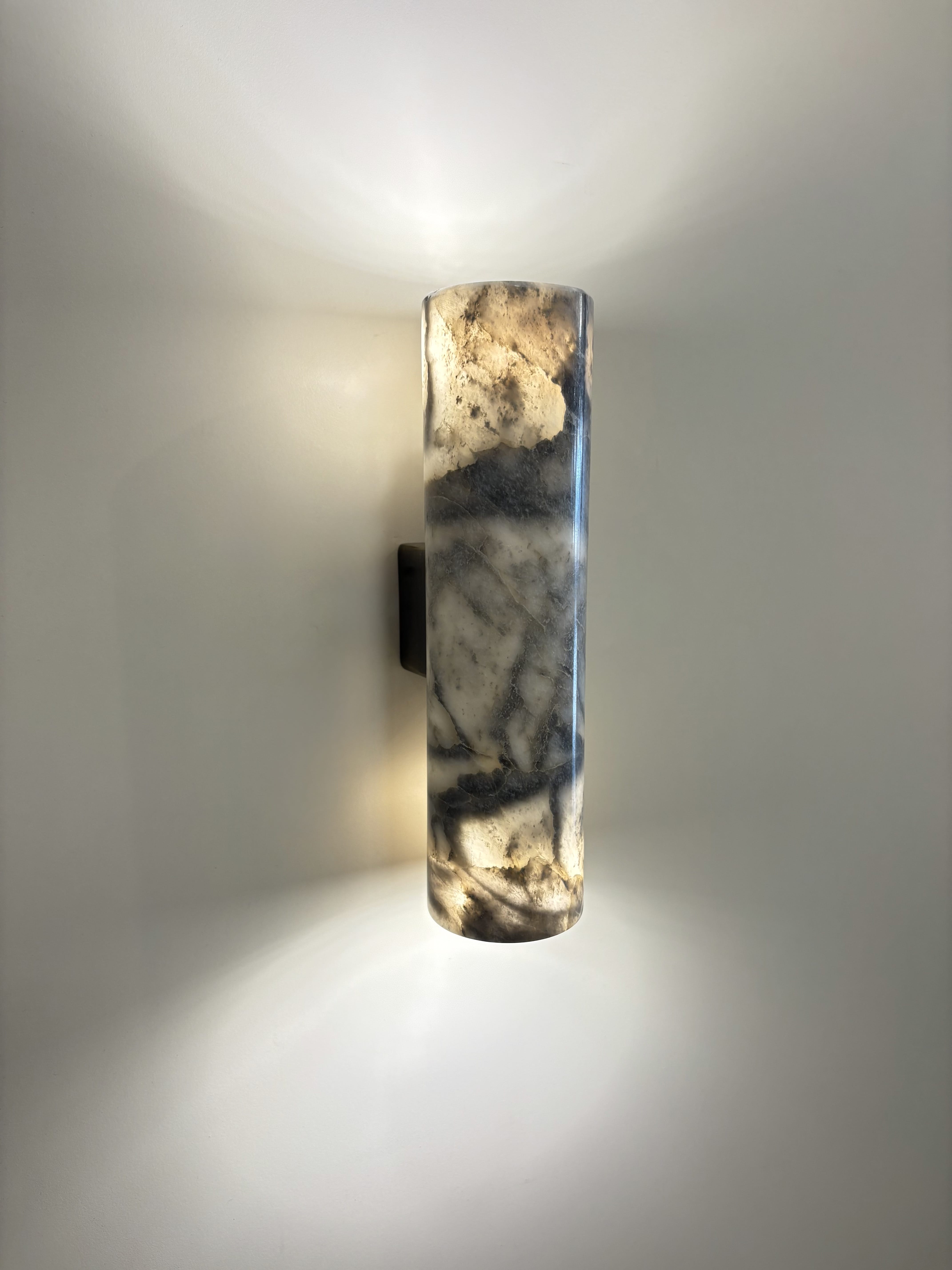 Arel Lighting BIED Marble Two Way Wall Sconce