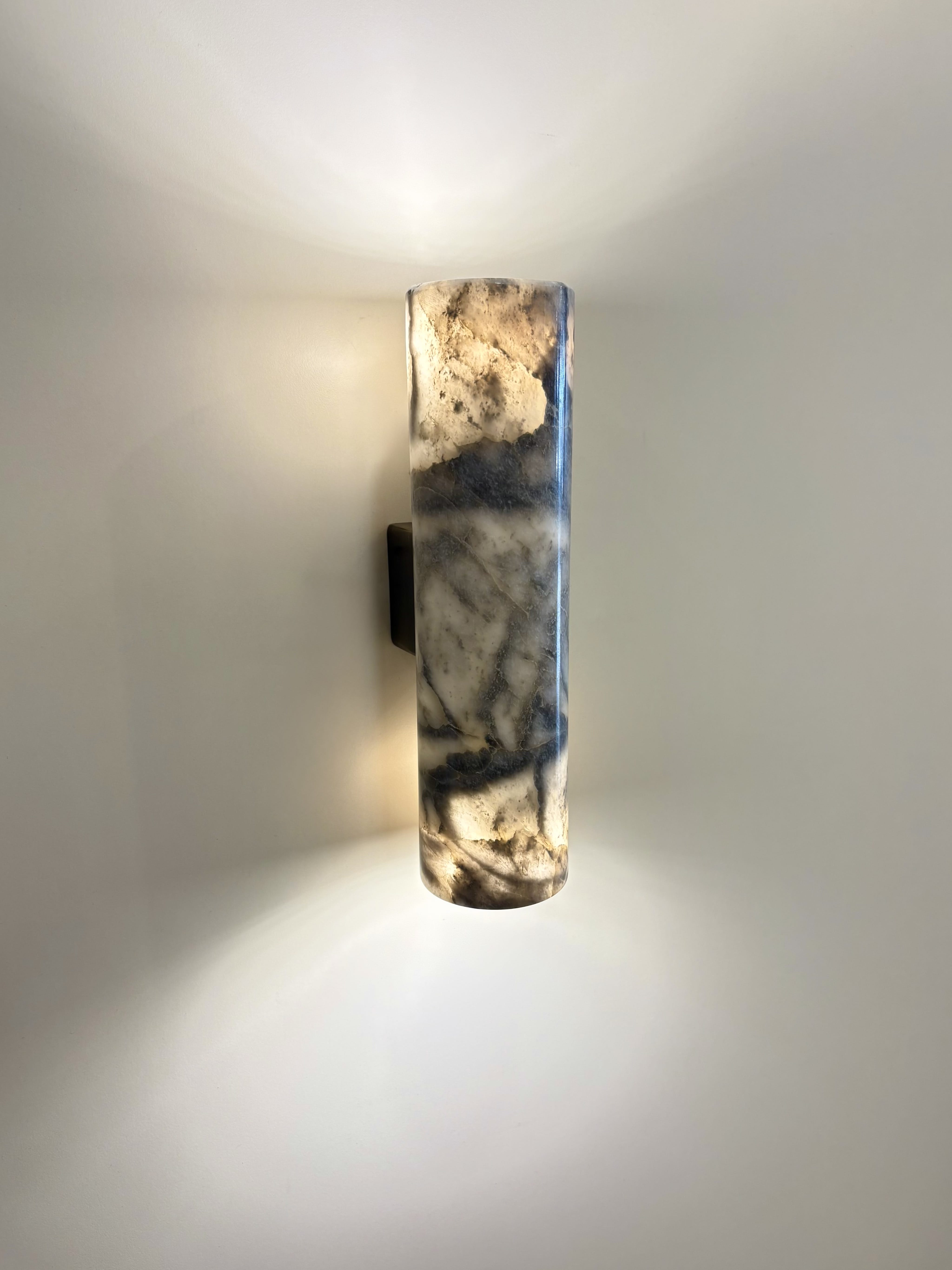 Arel Lighting BIED Marble Two Way Wall Sconce