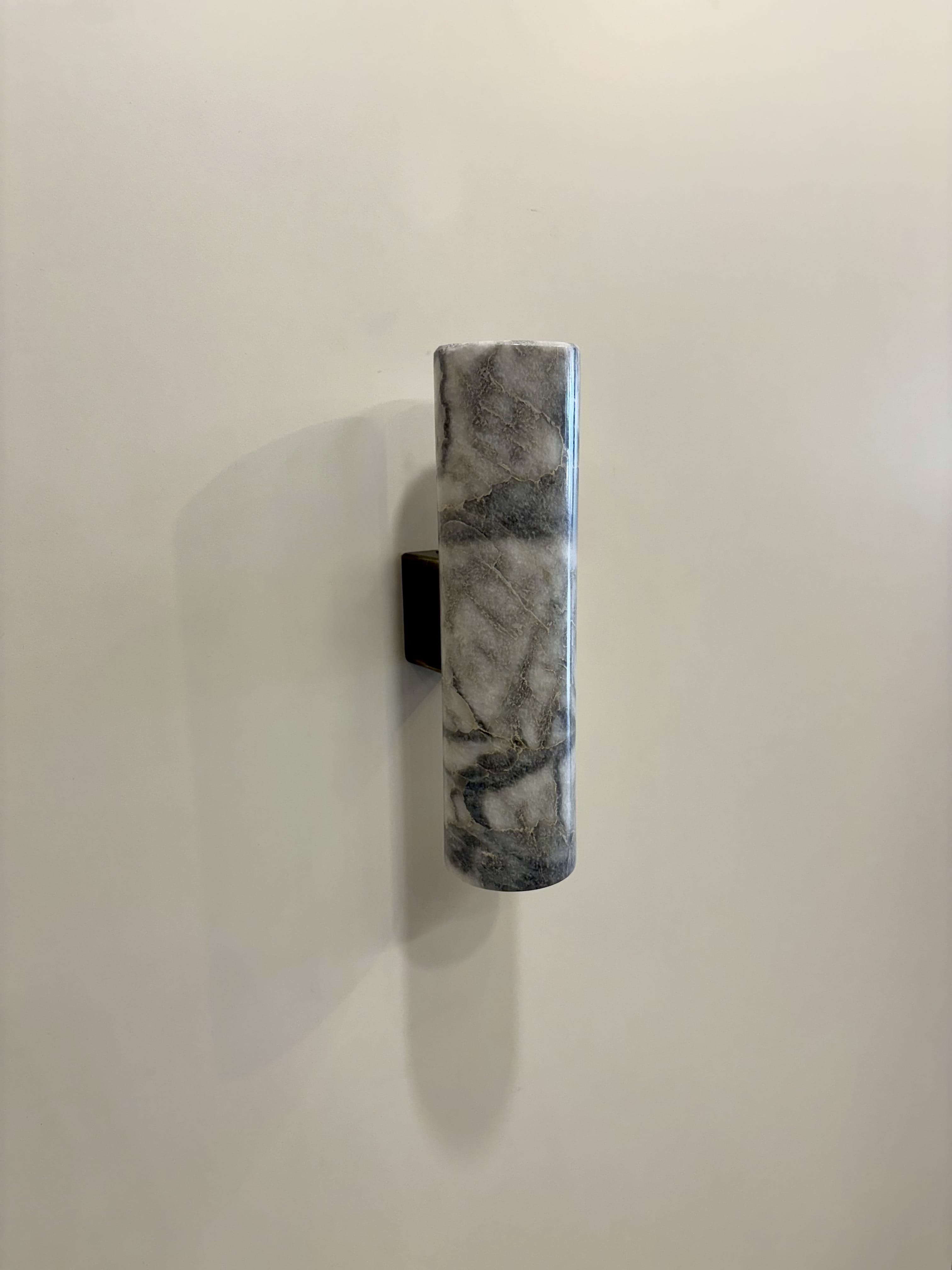 Arel Lighting BIED Marble Two Way Wall Sconce