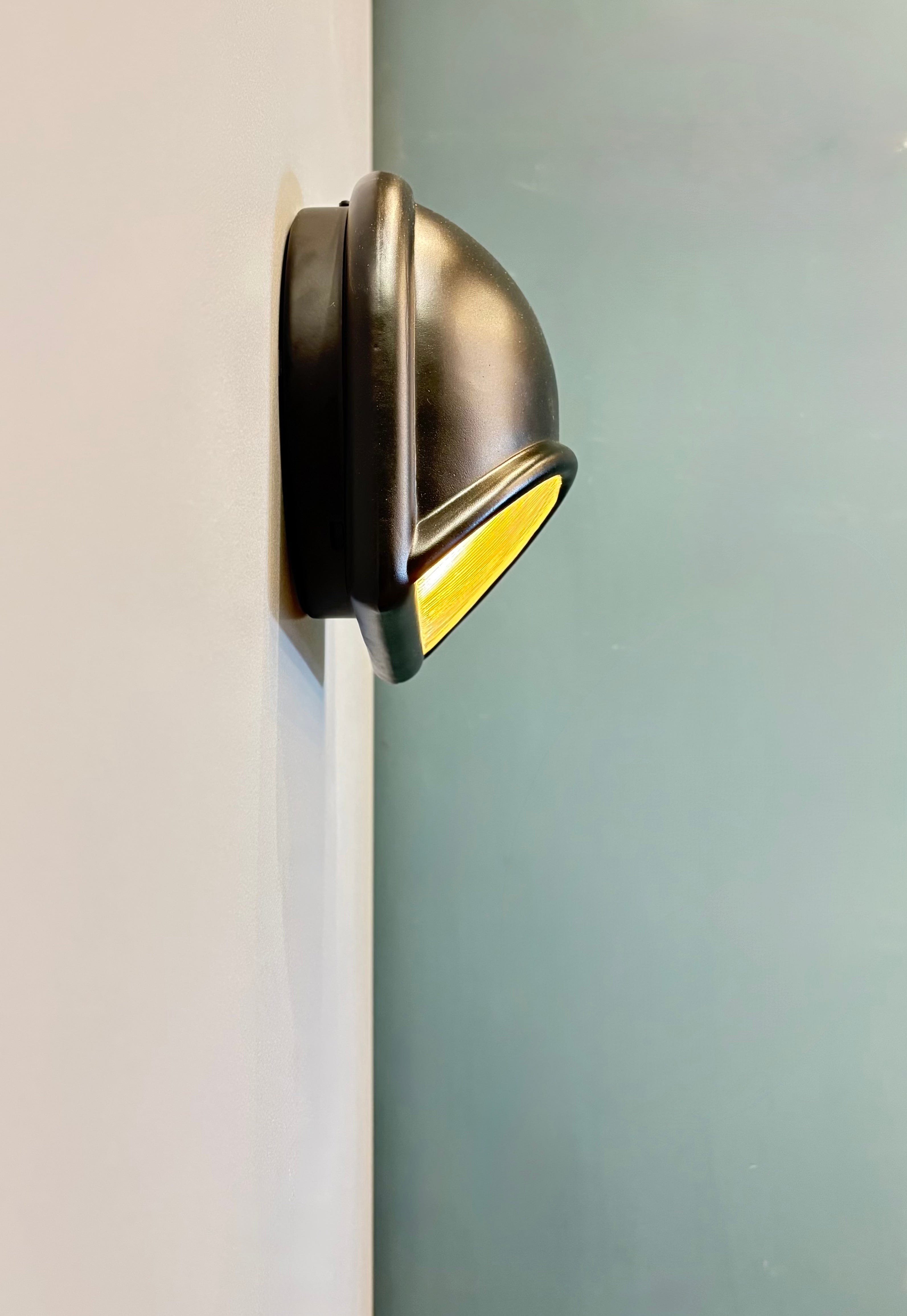 Arel Lighting Black GOMEL Nautical Modern Outdoor Wall Light