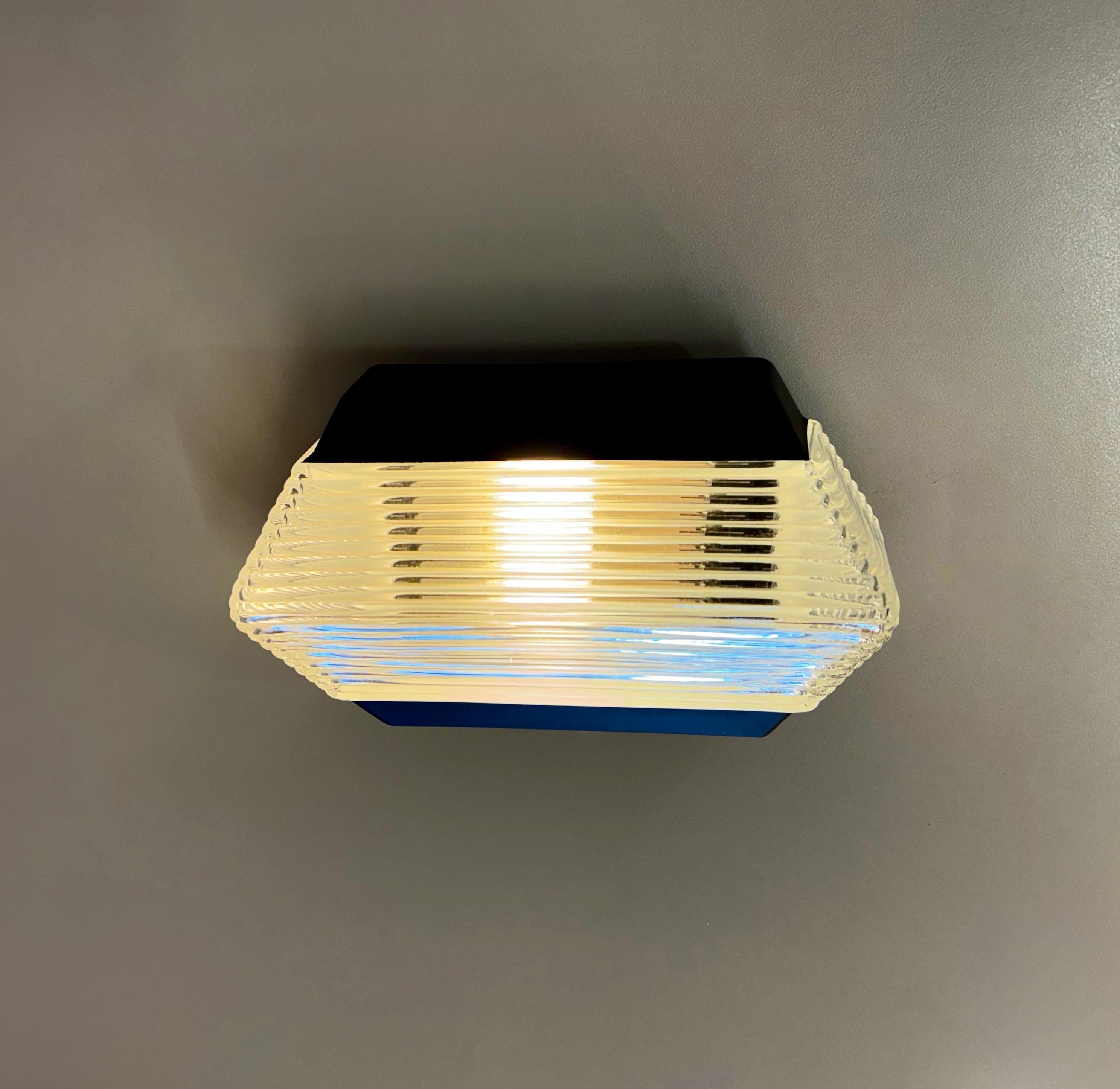 Arel Lighting Black KATERIN Art Deco Outdoor Wall Sconce