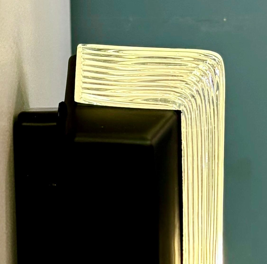 Arel Lighting Black KATERIN Art Deco Outdoor Wall Sconce