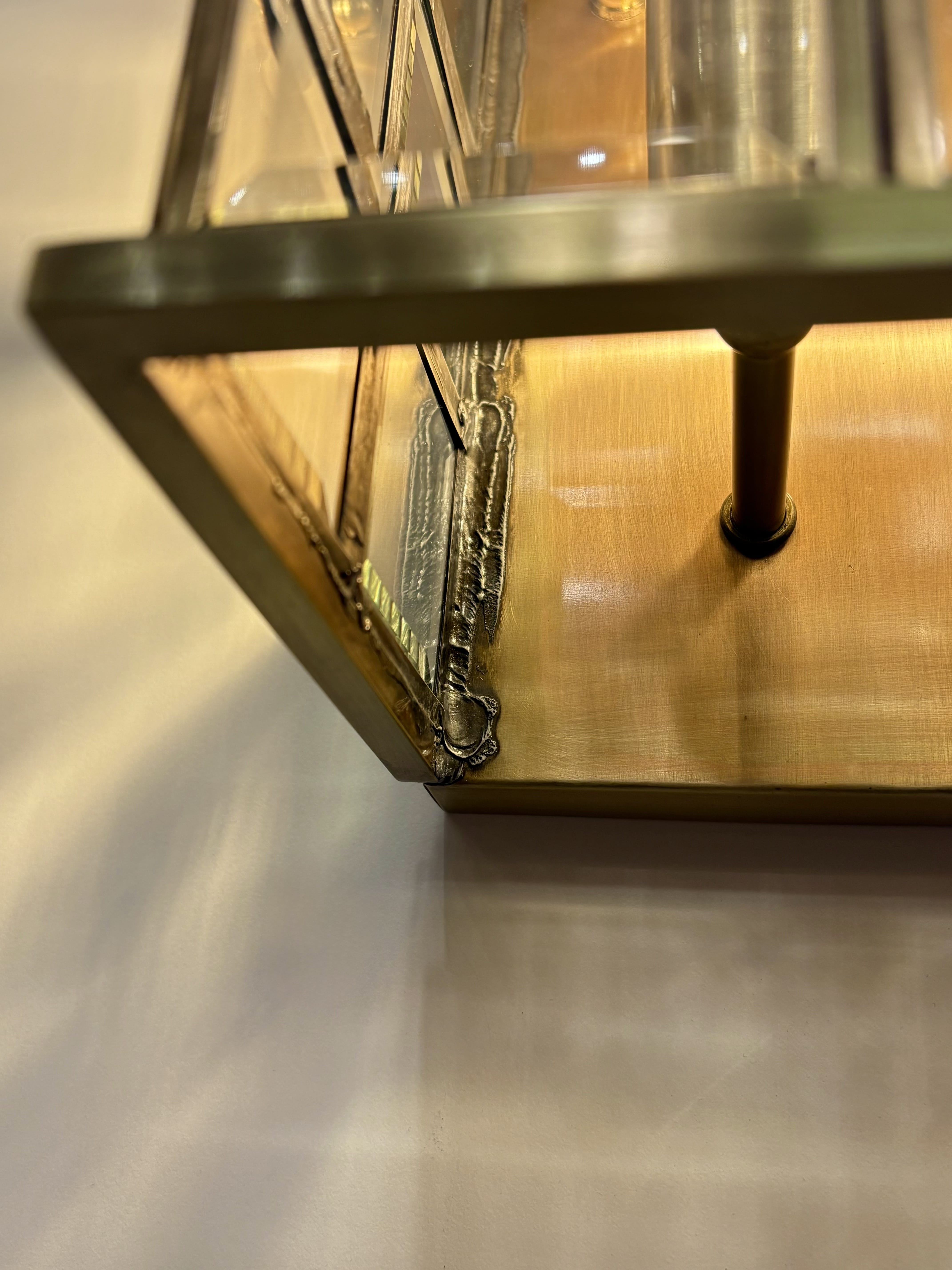 Arel Lighting Brass LLADE Brass Outdoor Wall Sconce