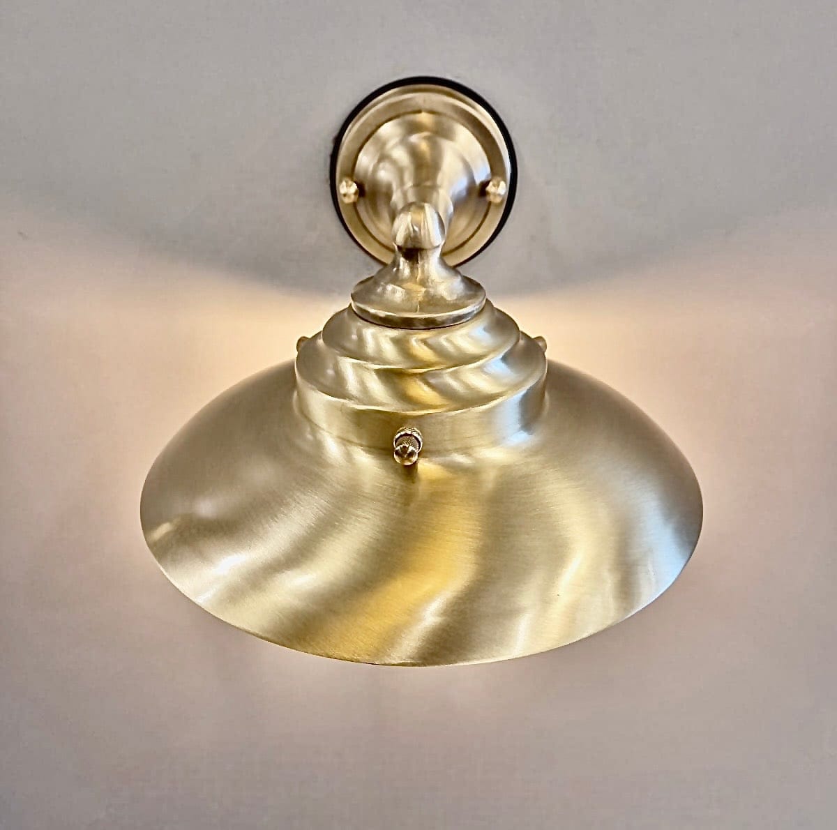 Arel Lighting Brass RODEN Nautical Lantern Wall Sconce
