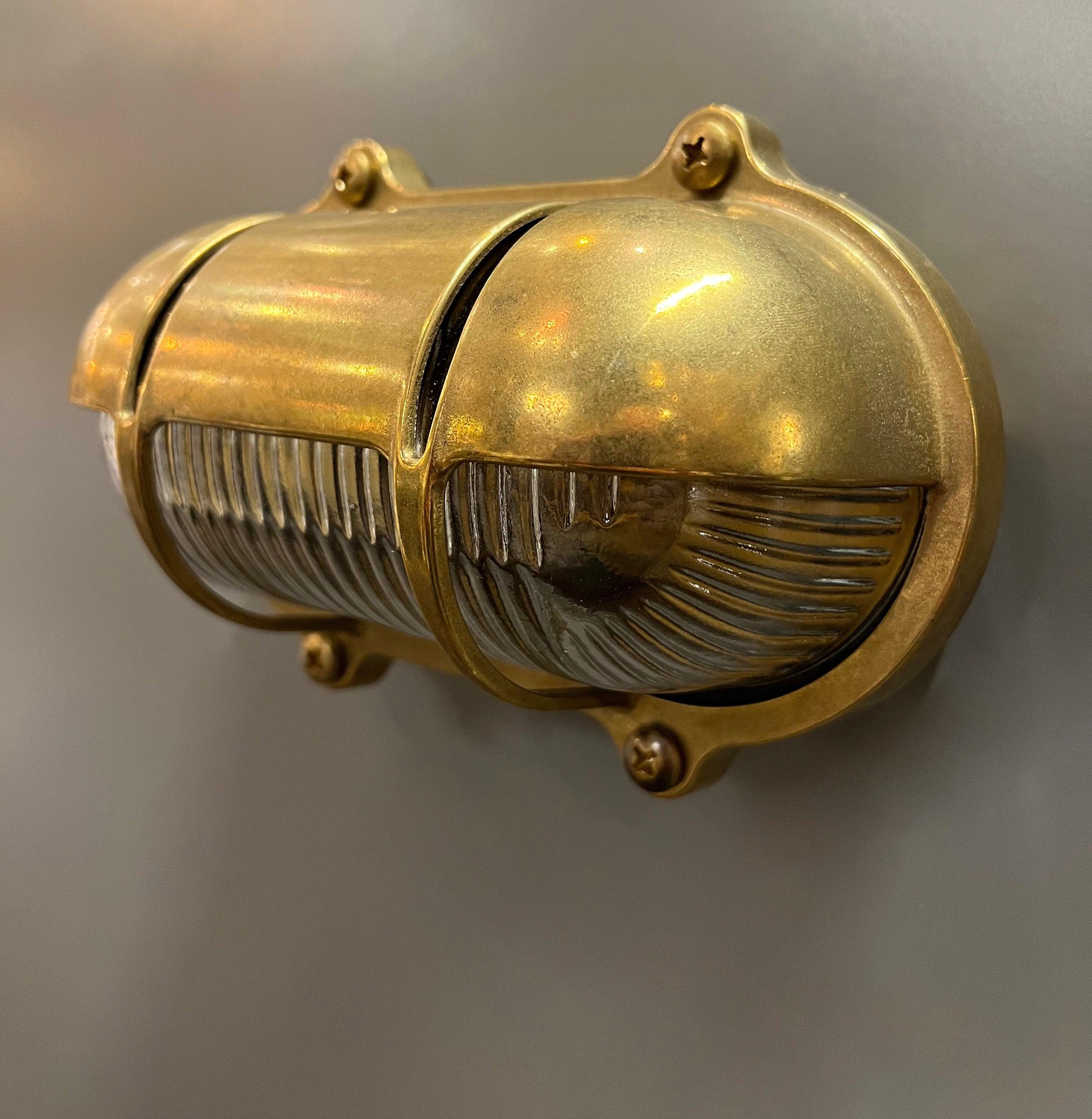 Arel Lighting Brass SLATINA Nautical Wall Sconce