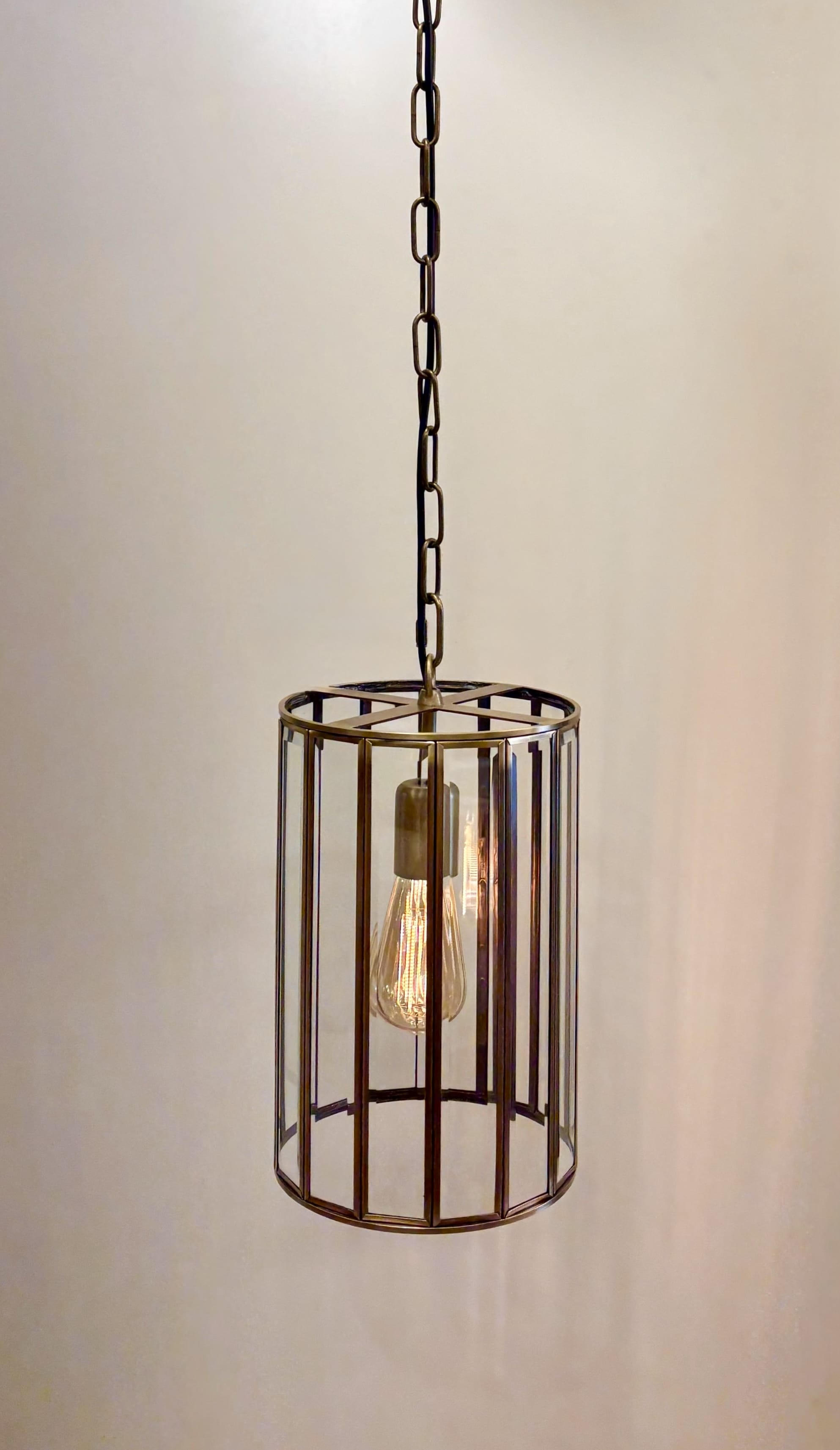 Arel Lighting Brushed Brass KILA Brass Pendant Light