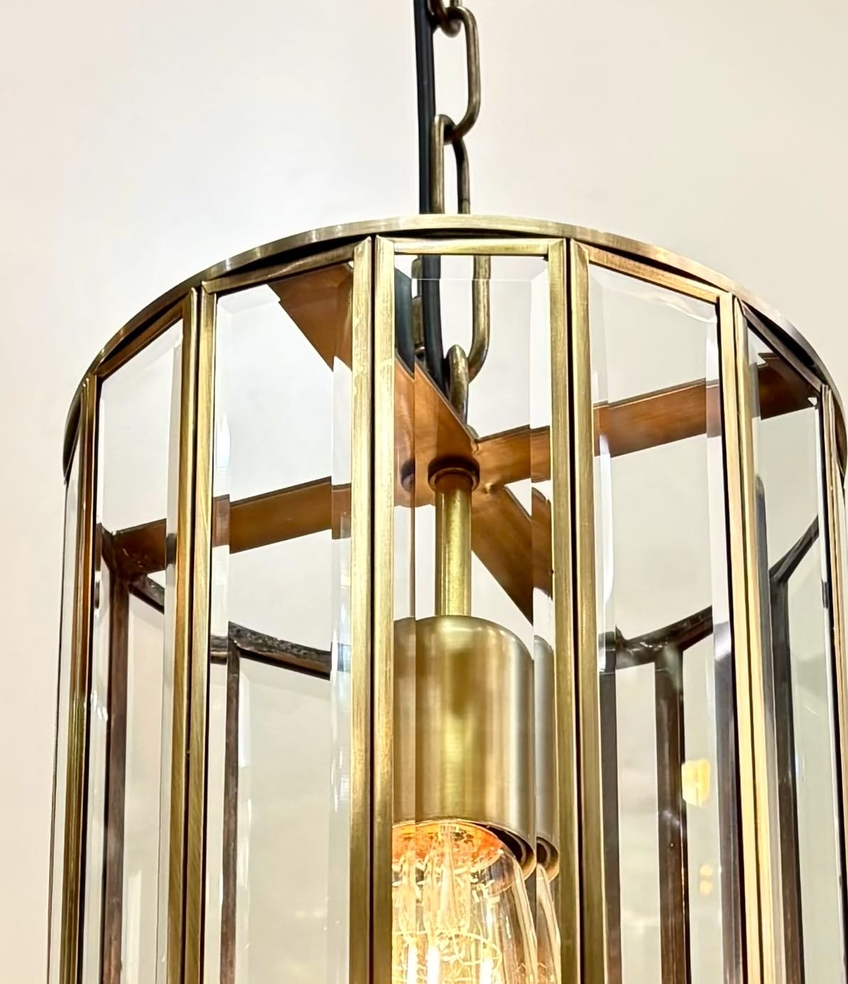 Arel Lighting Brushed Brass KILA Brass Pendant Light