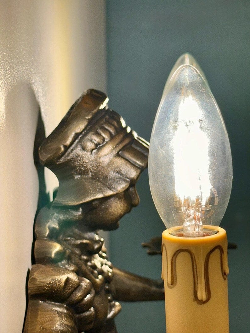 Arel Lighting CREUSOT Brass Traditional Wall Sconce