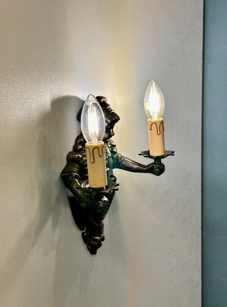 Arel Lighting CREUSOT Brass Traditional Wall Sconce