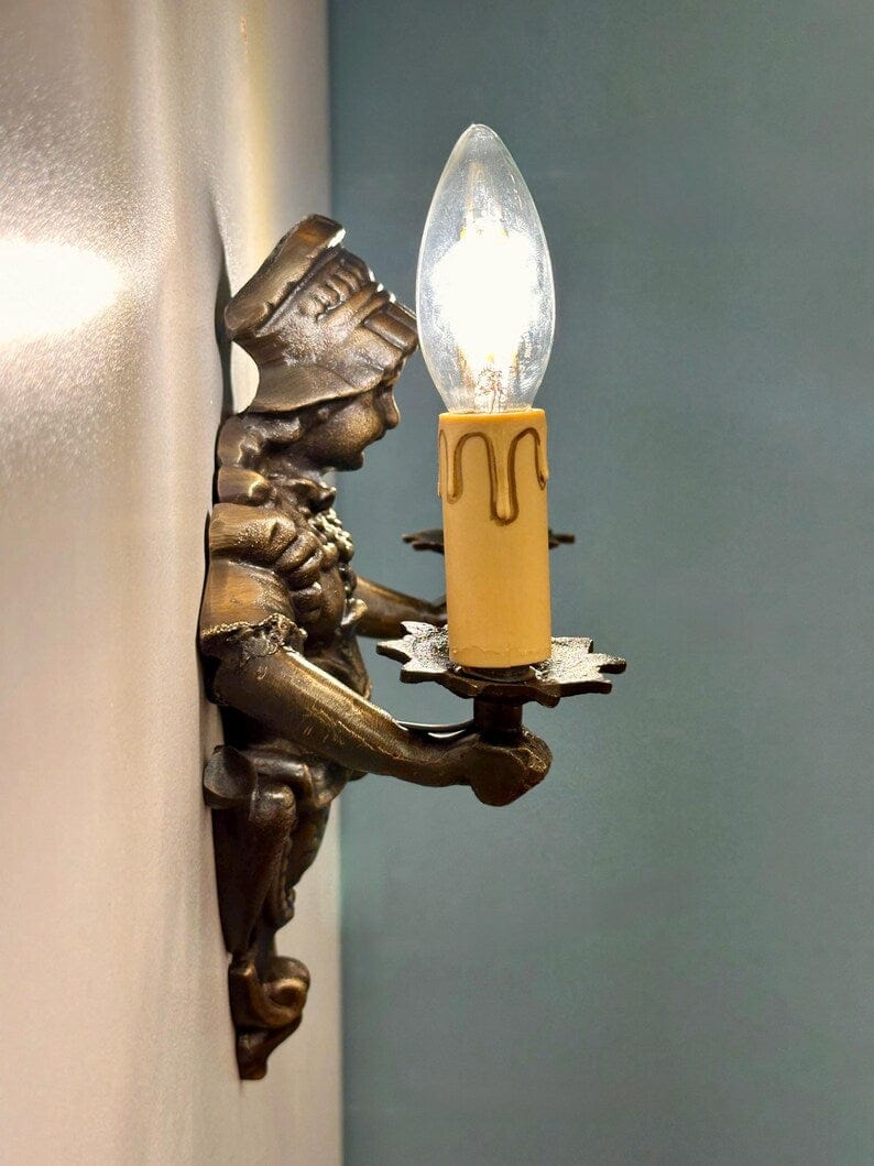 Arel Lighting CREUSOT Brass Traditional Wall Sconce