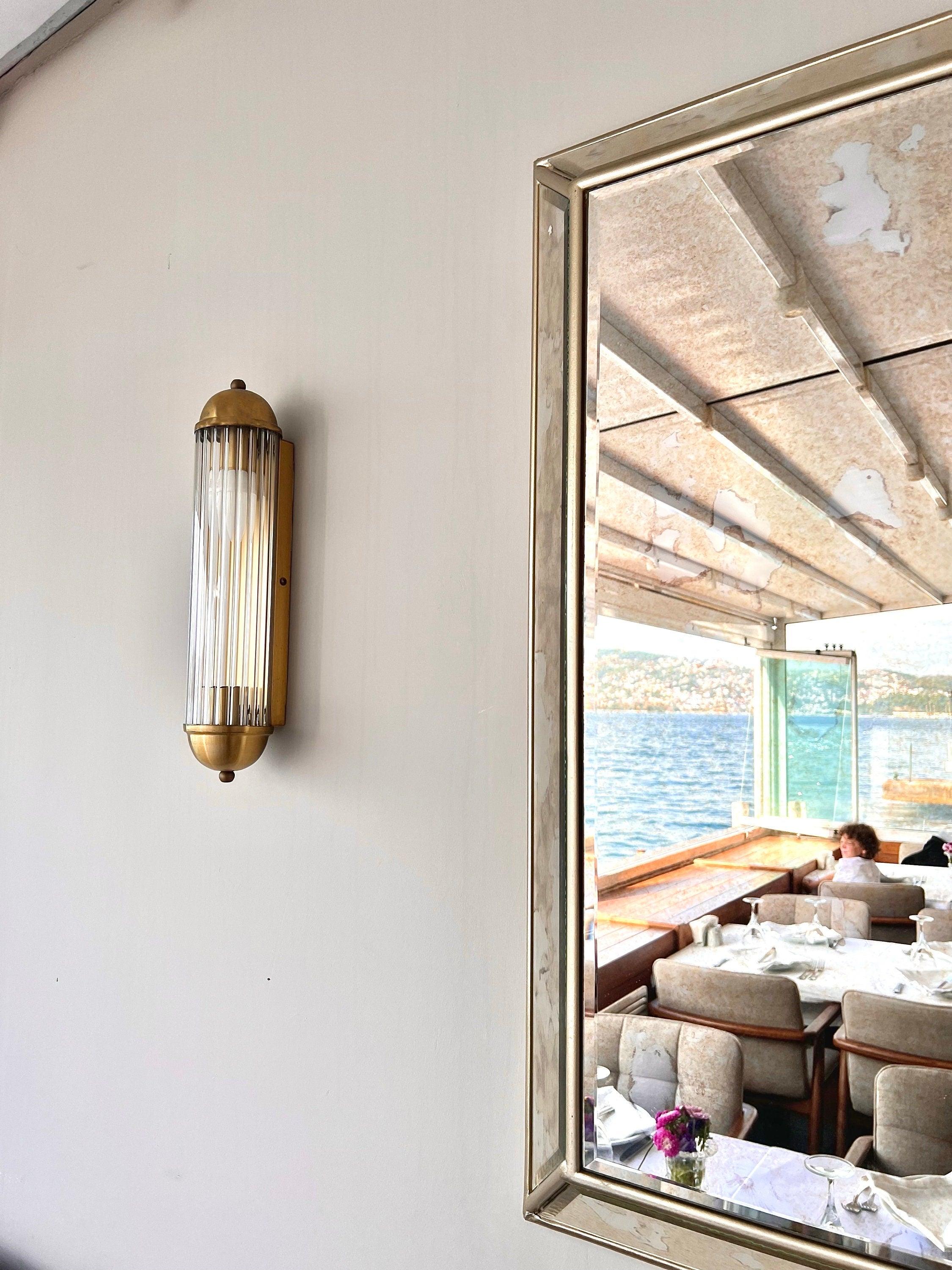 Arel Lighting DECO GLASS LINE Wall Sconce