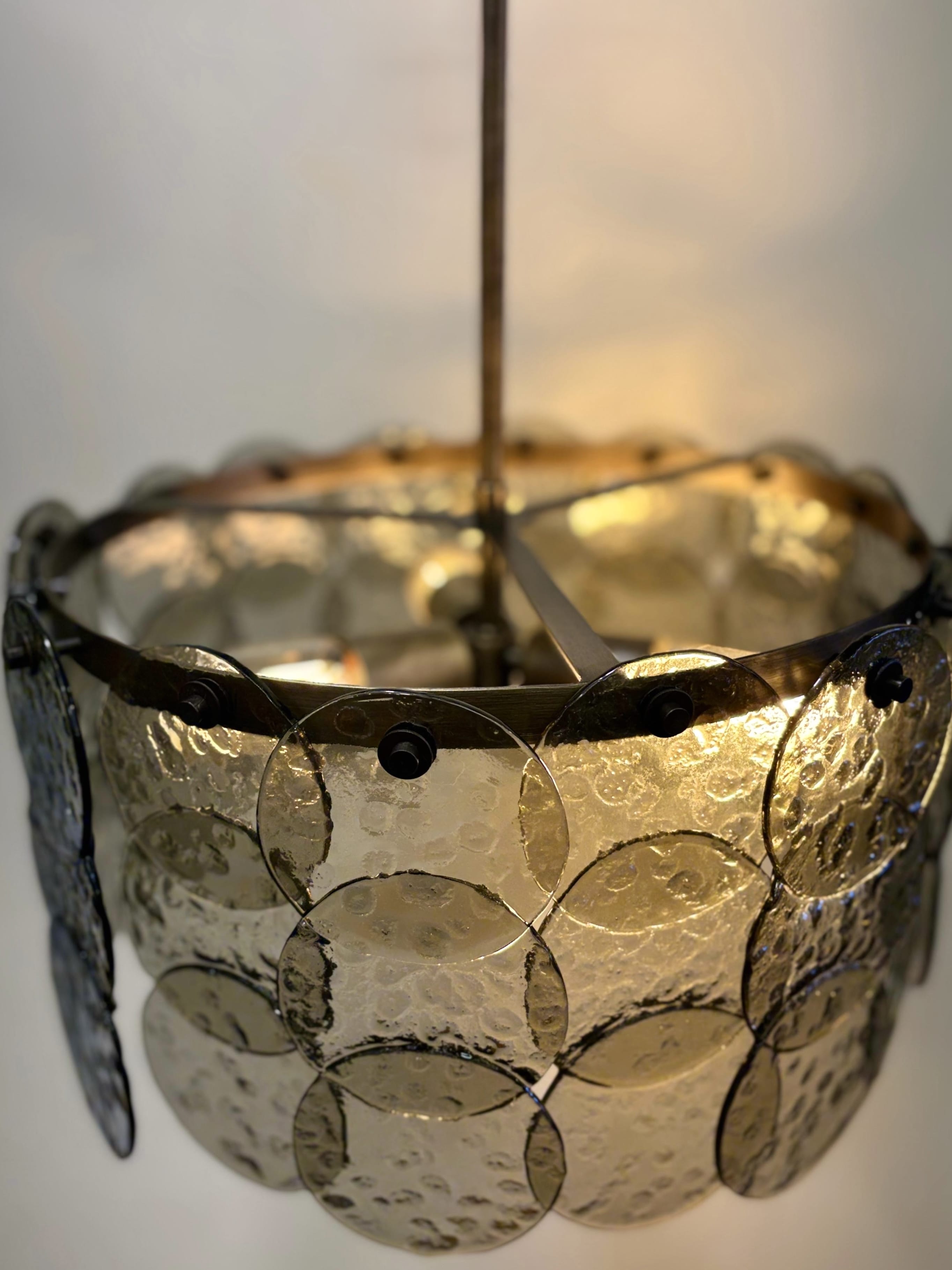 Arel Lighting FEMORE Murano Fusion Glass Chandelier