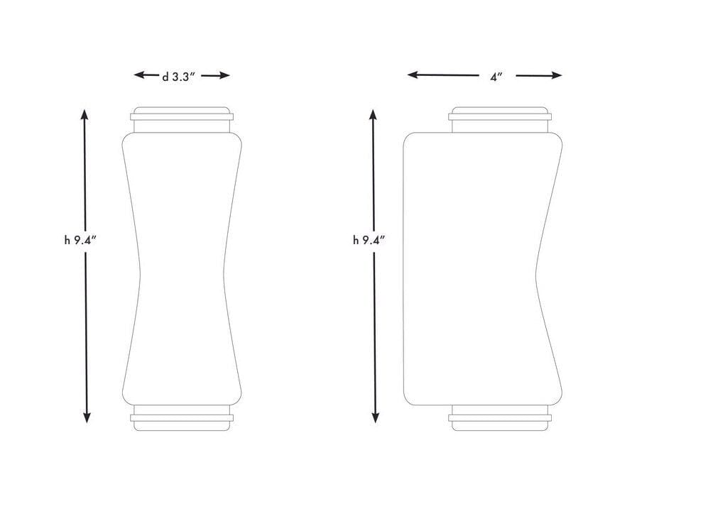 Arel Lighting FIENO UP/DOWN Outdoor Bathroom Wall Fixture