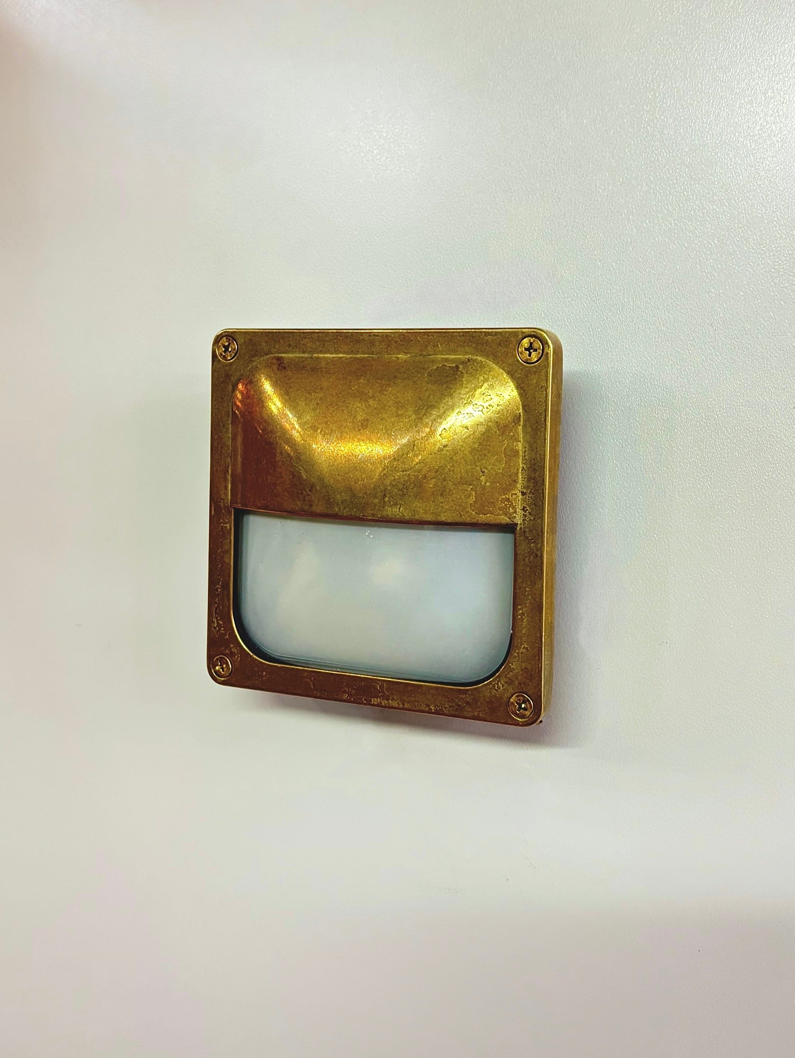 Arel Lighting FILAGA Handmade Brass Nautical Wall Sconce - IP64 Outdoor Light, Maritime Lighting