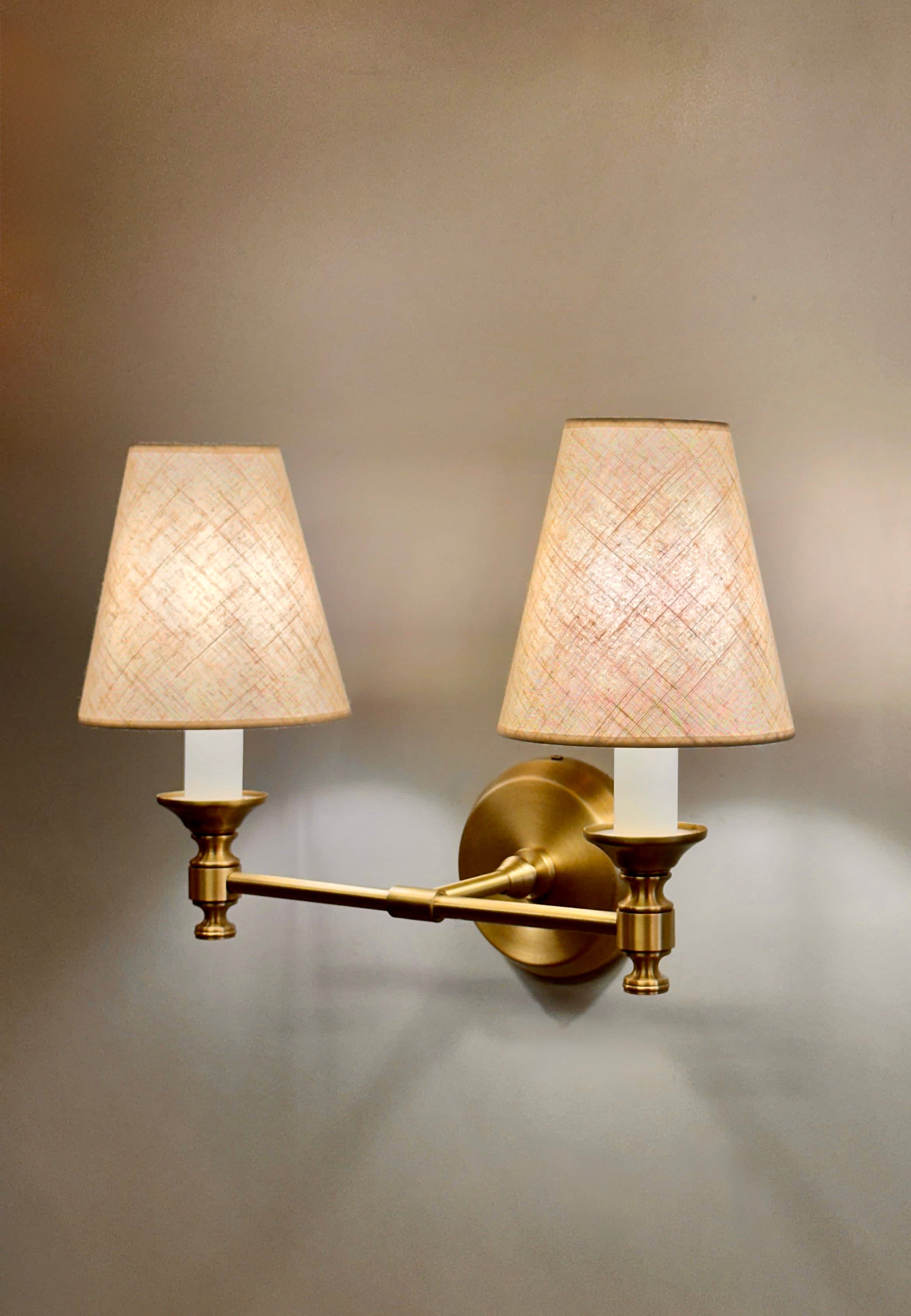 Arel Lighting FOGGIO Double Traditional Wall Sconce