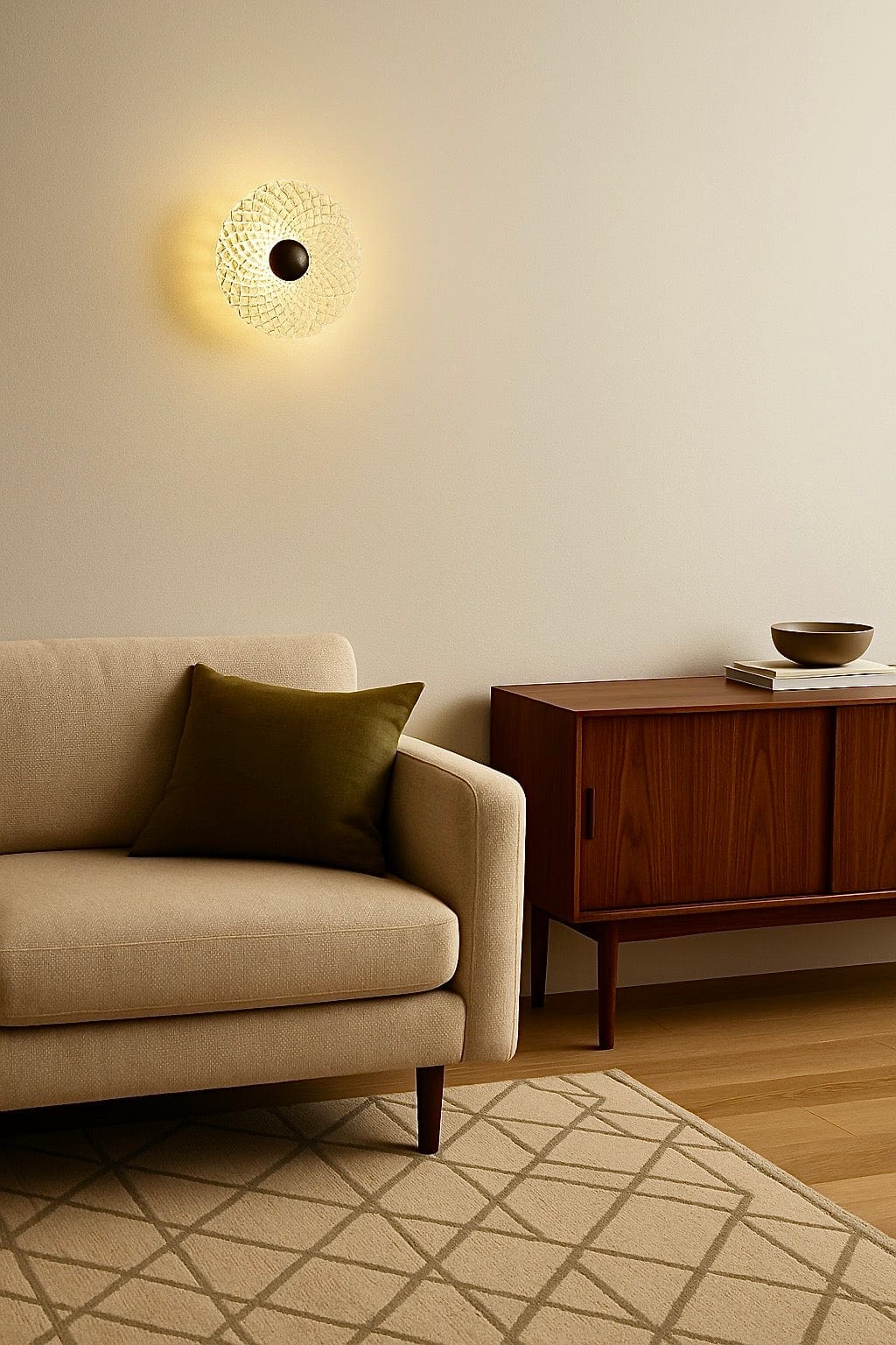 Arel Lighting GAFSA Hand Blown Glass Wall Sconce