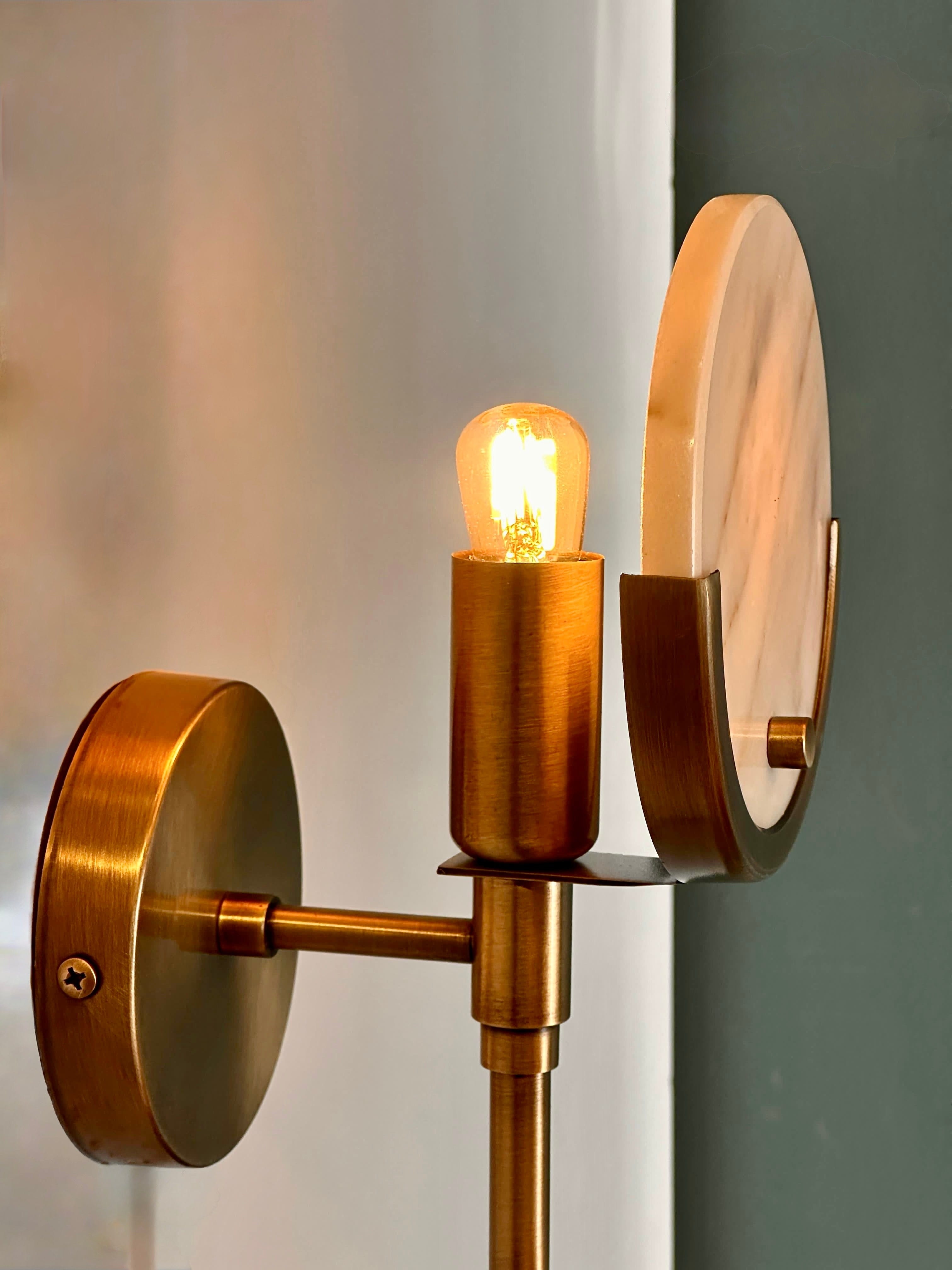 Arel Lighting GAFSA Marble Sconce