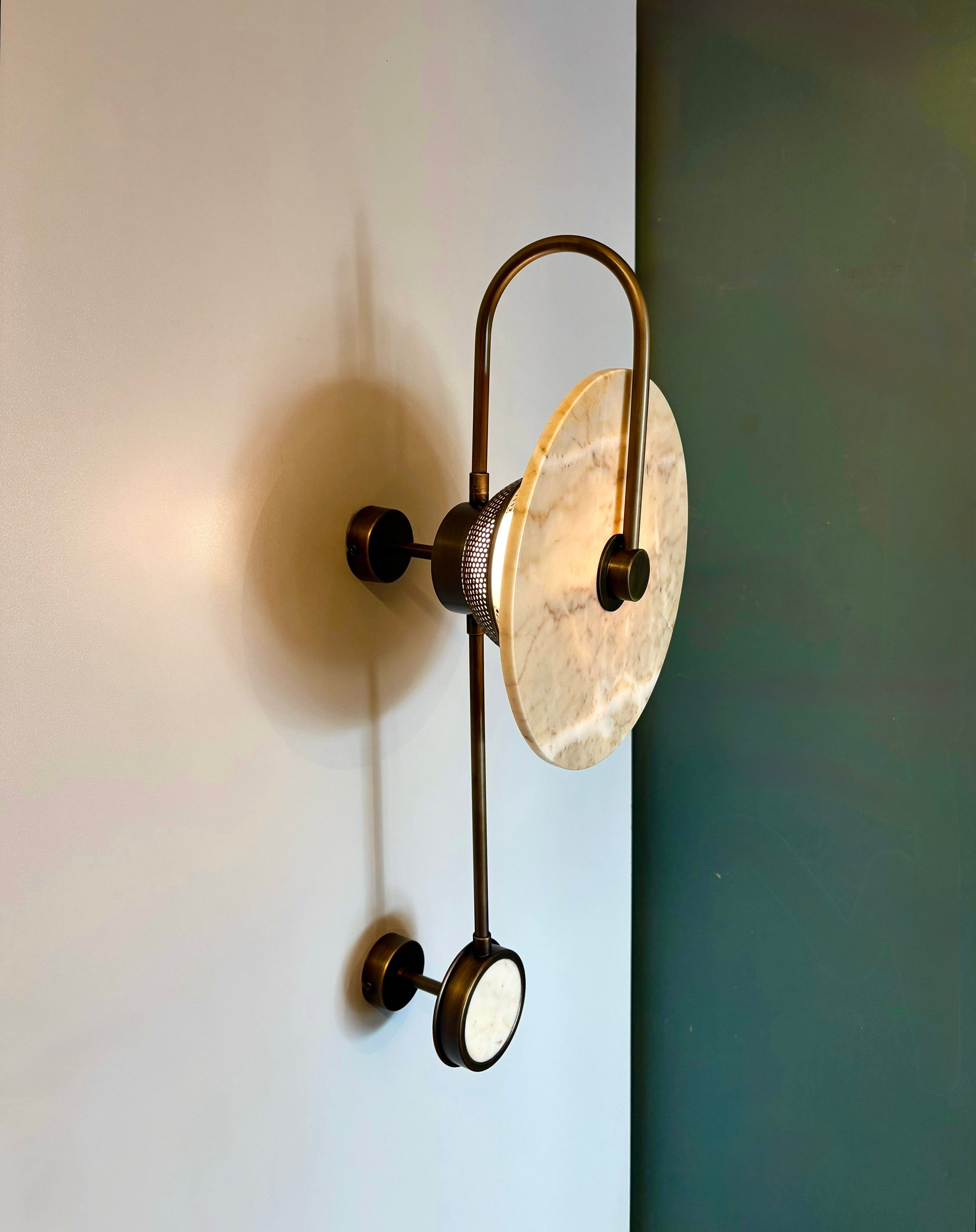 Arel Lighting GELA Marble Sconce