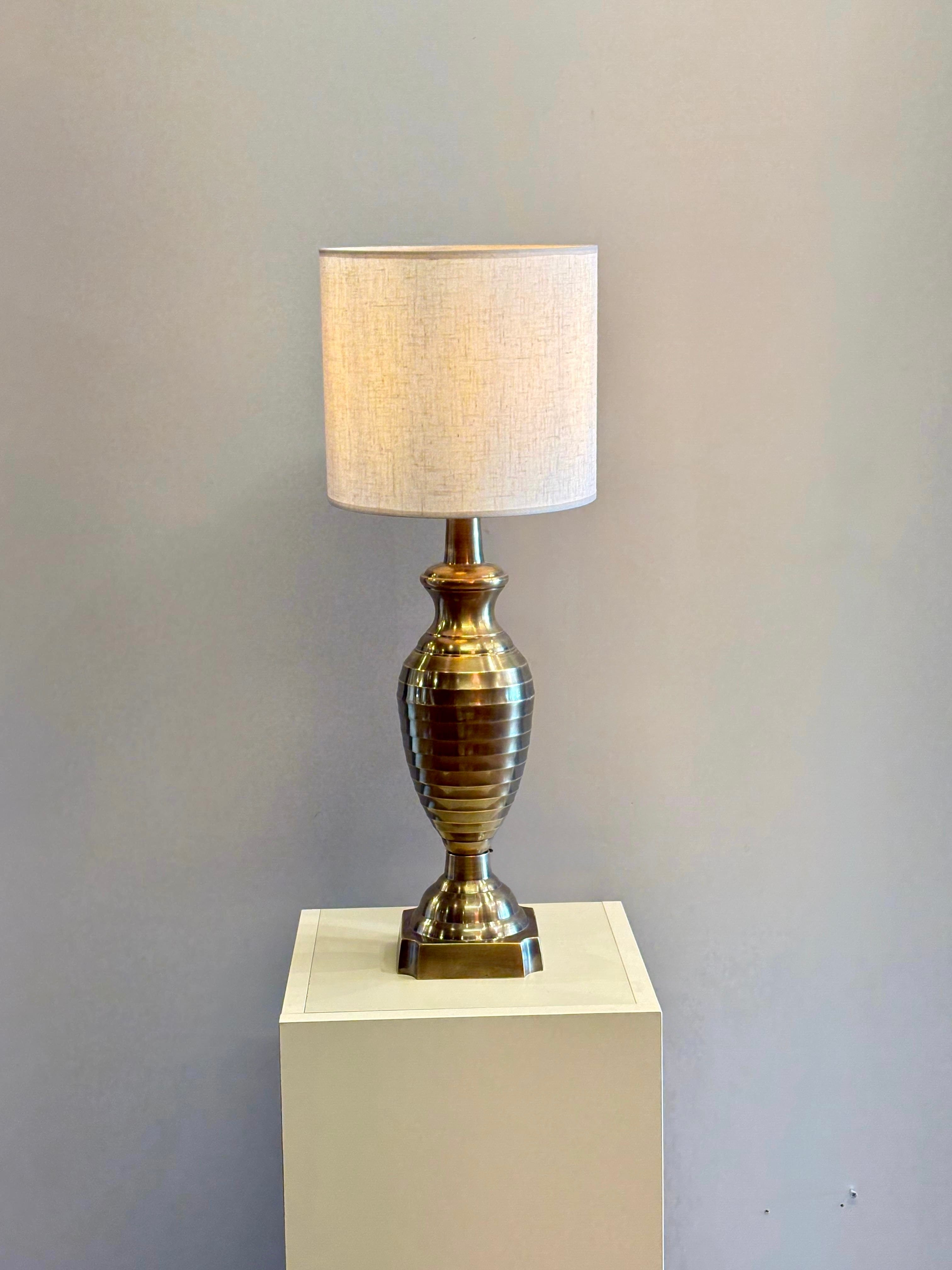Arel Lighting GIRON Brass Table Lamp